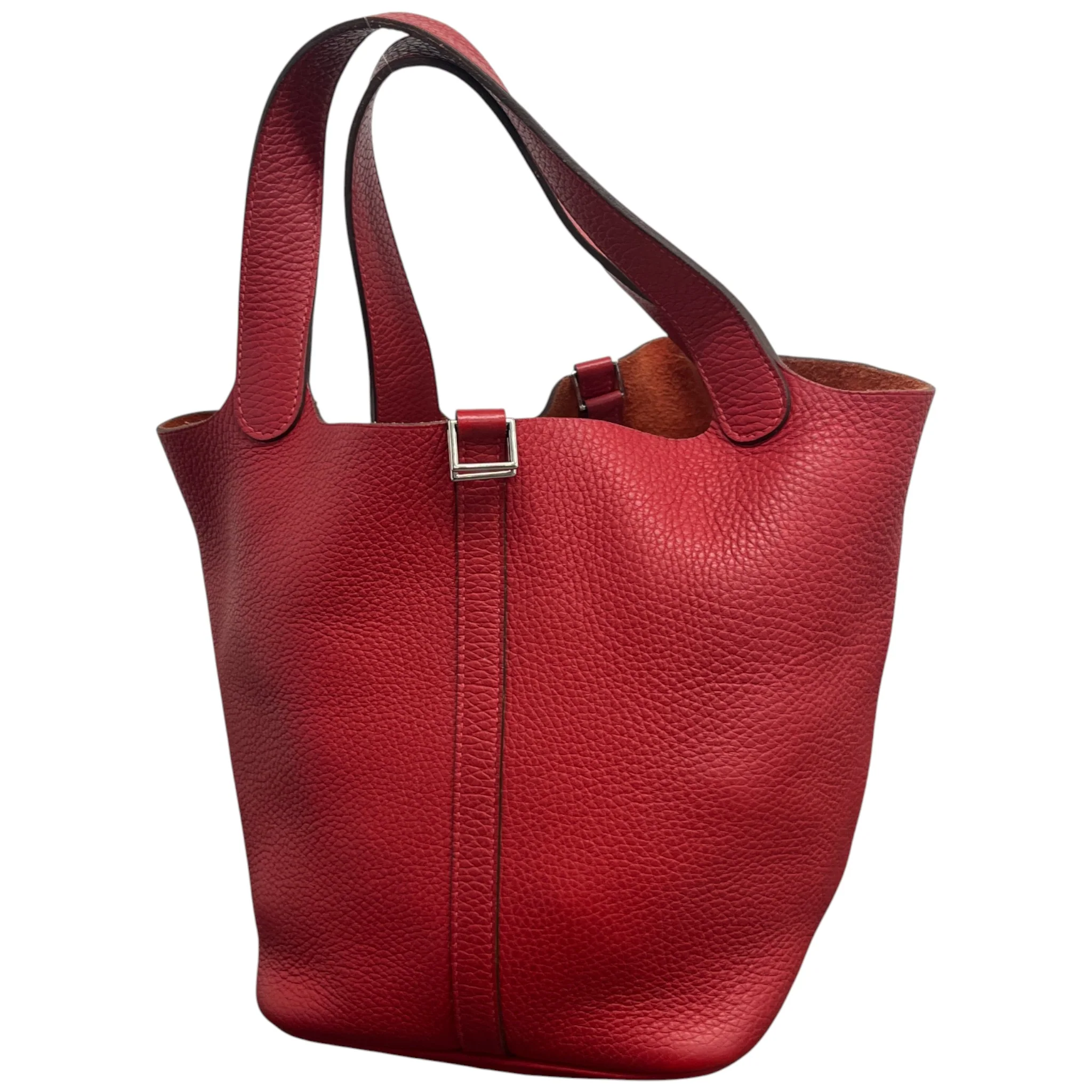 Women's Picotin 22 Clemence Bag Red - Image 7