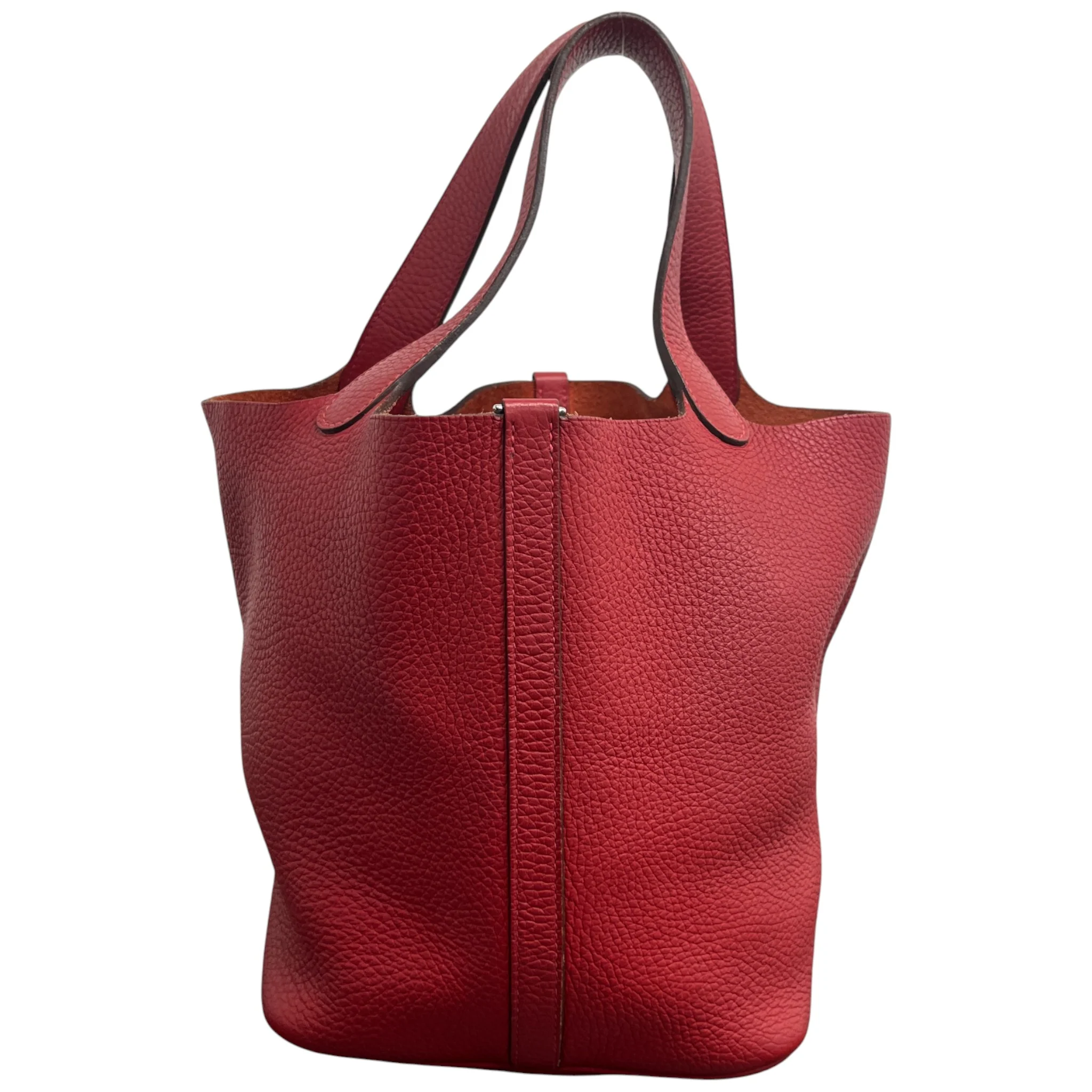 Women's Picotin 22 Clemence Bag Red - Image 8