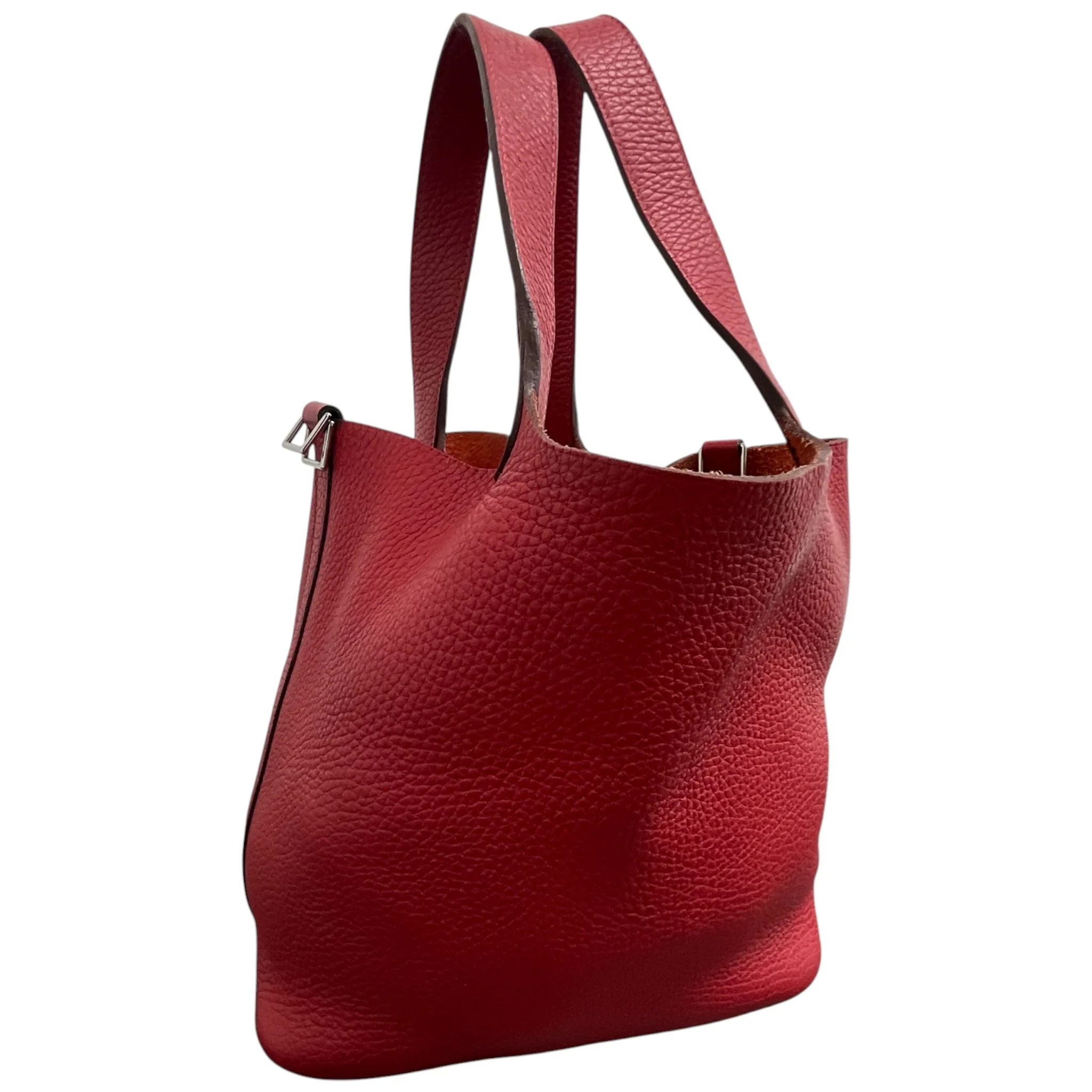 Women's Picotin 22 Clemence Bag Red - Image 9