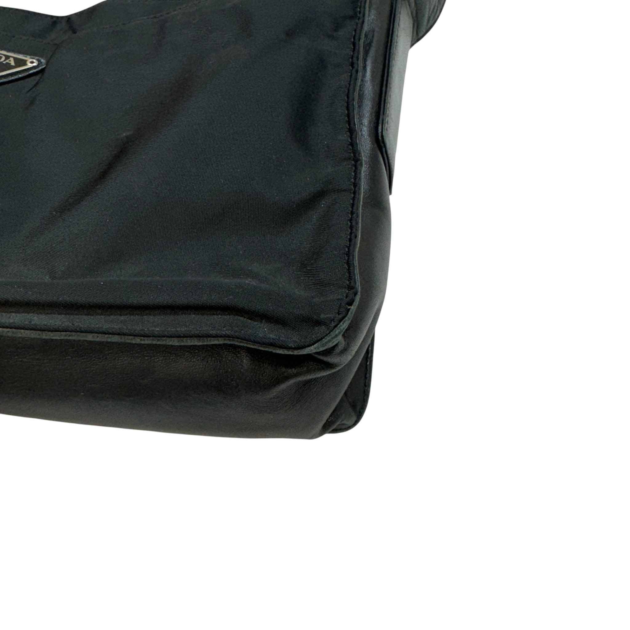 Women's Plaque Logo Bag Black - Image 14