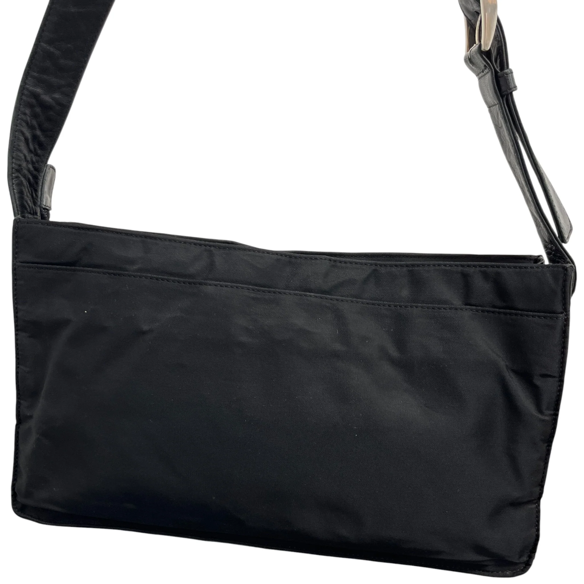 Women's Plaque Logo Bag Black - Image 3