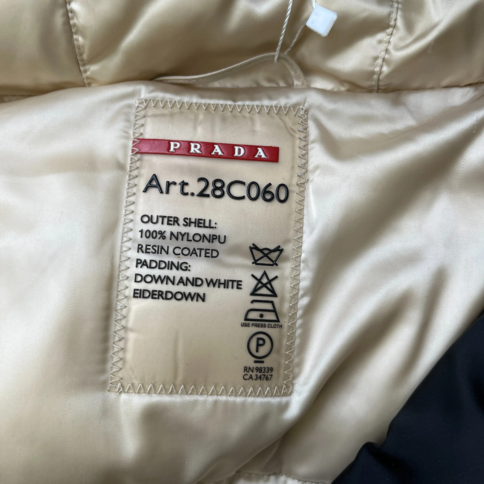 Women's Plaque Logo Down Jacket Black Size IT 42 / UK 10 - Image 5