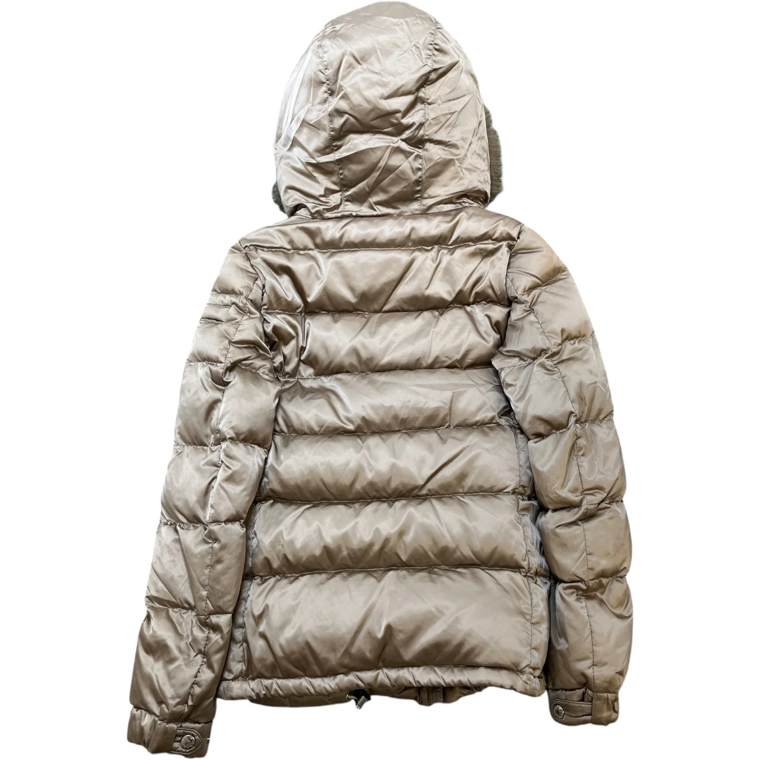 Women's Plaque Logo Down Jacket Gold Size IT 38 / UK 6 - Image 2