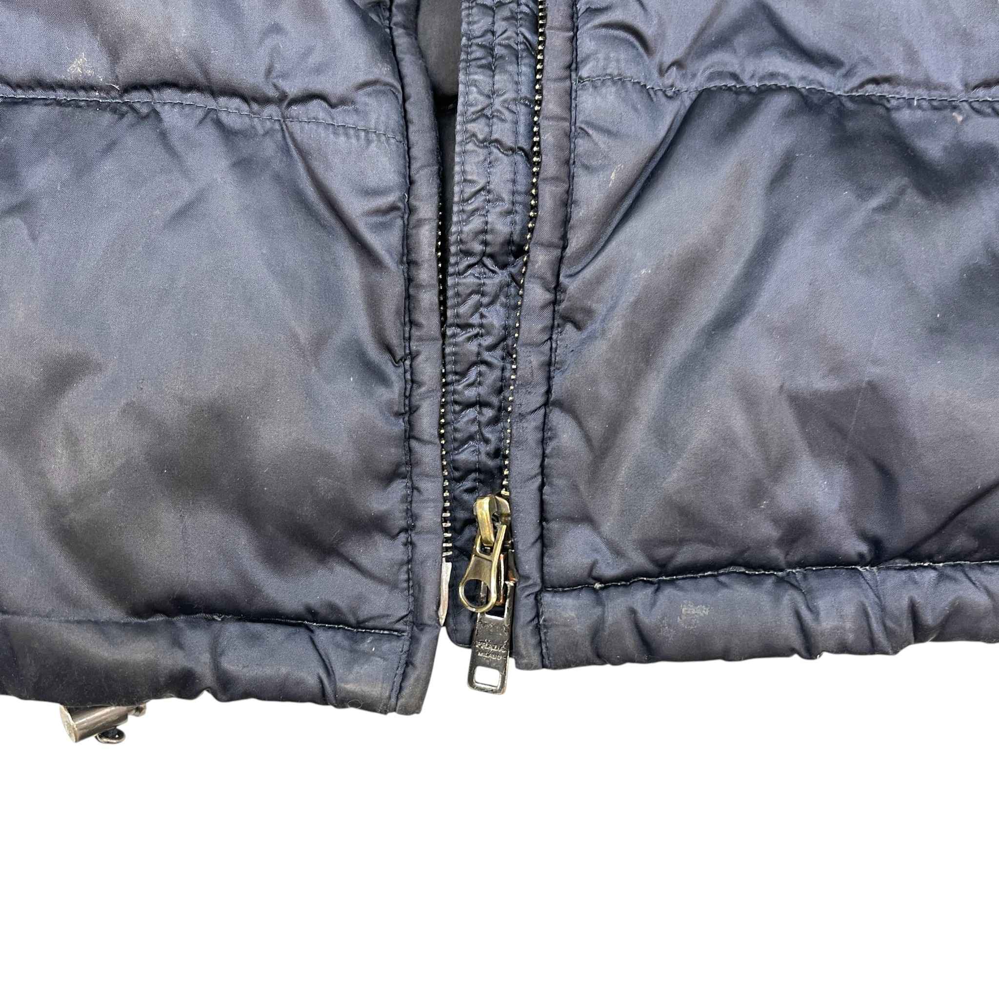 Women's Plaque Logo Down Jacket Navy Size IT 42 / UK 10 - Image 12