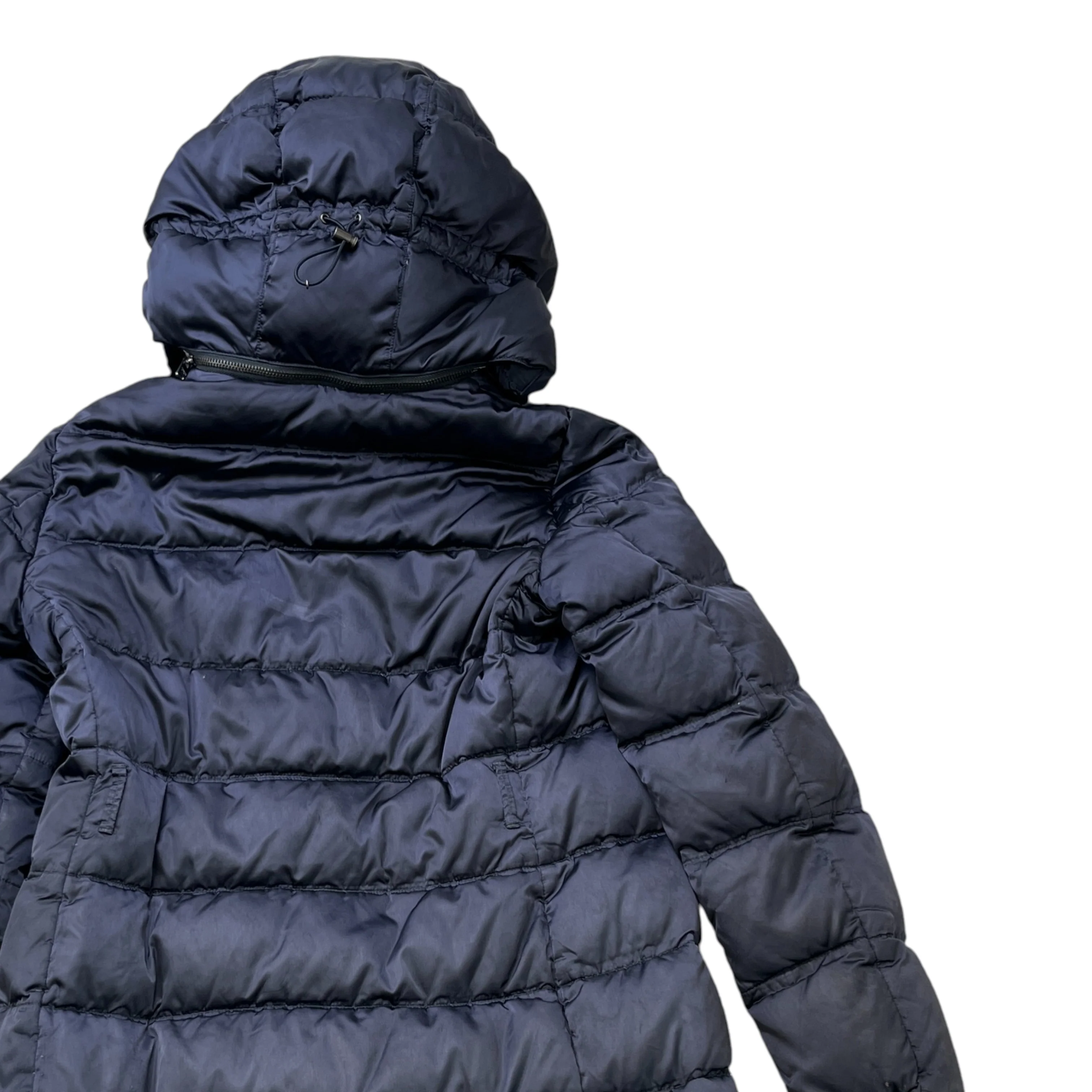 Women's Plaque Logo Down Jacket Navy Size IT 42 / UK 10 - Image 4