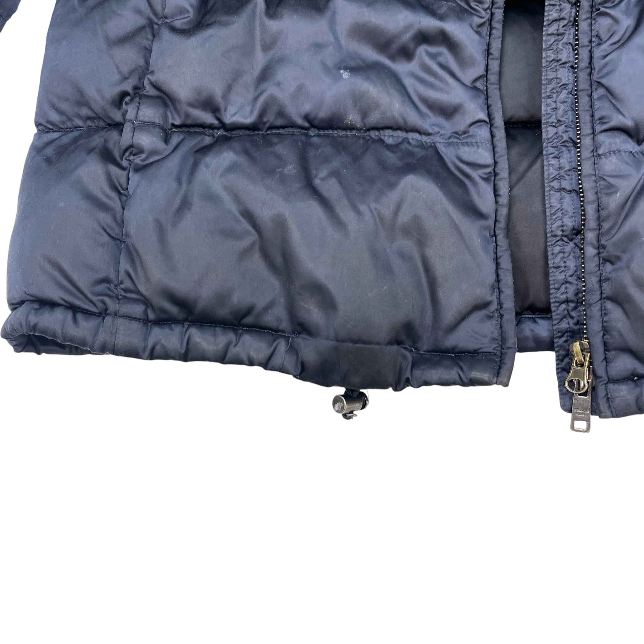 Women's Plaque Logo Down Jacket Navy Size IT 42 / UK 10 - Image 9