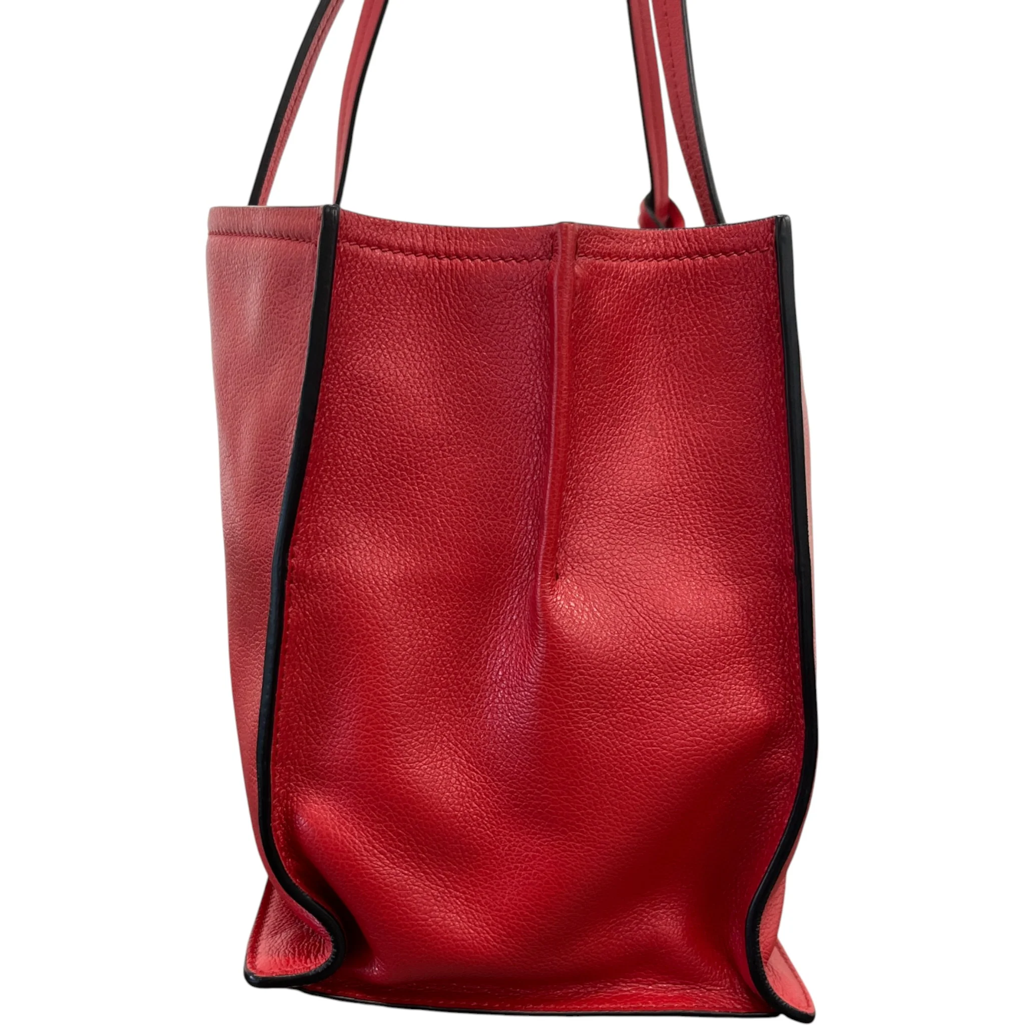 Women's Plaque Logo Handbag Red - Image 6