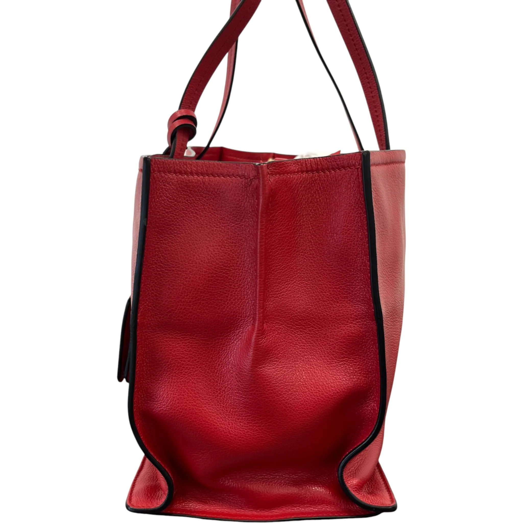 Women's Plaque Logo Handbag Red - Image 7