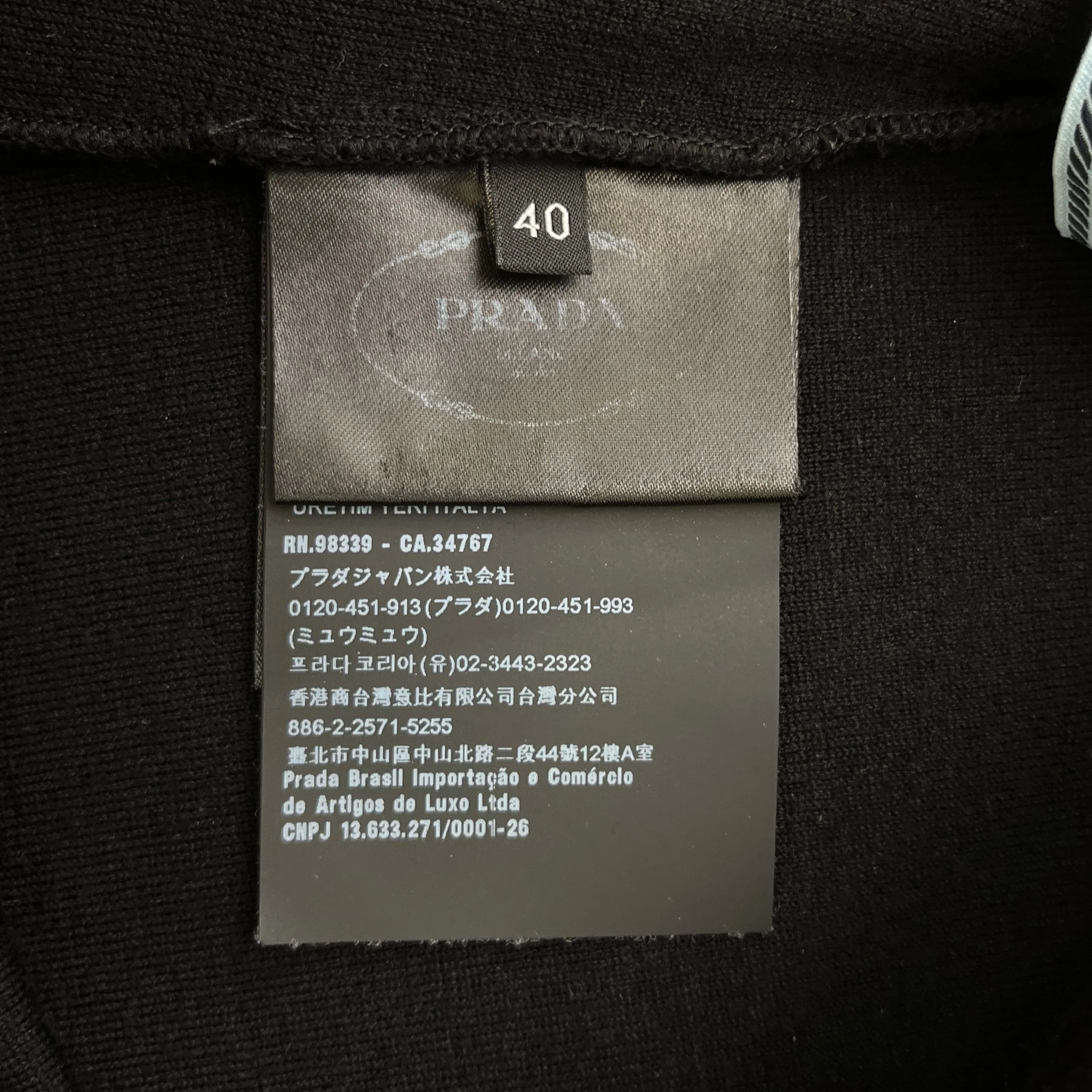 Women's Plaque Logo Leggings Black Size FR 40 / UK 12 - Image 6