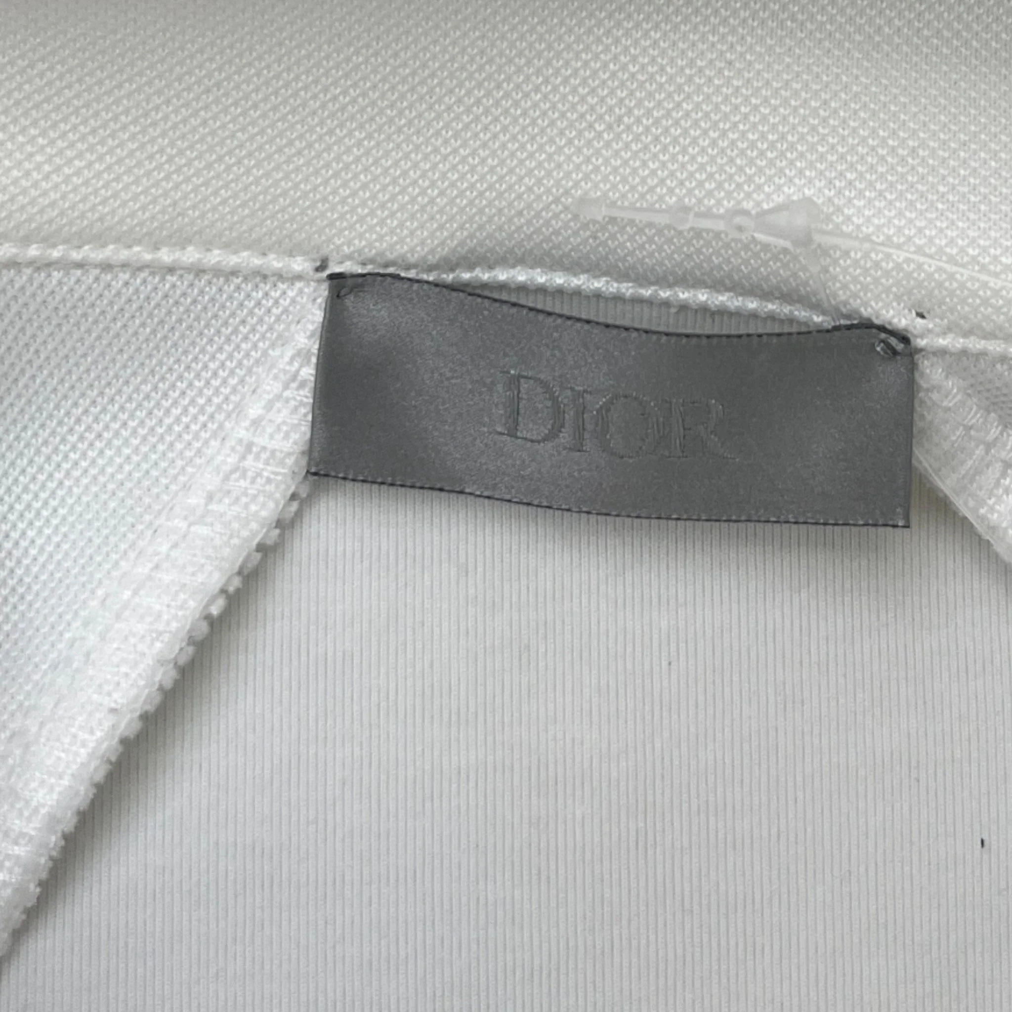 Women's Plaque Logo Technical Cotton Track Jacket White Size L - Image 7