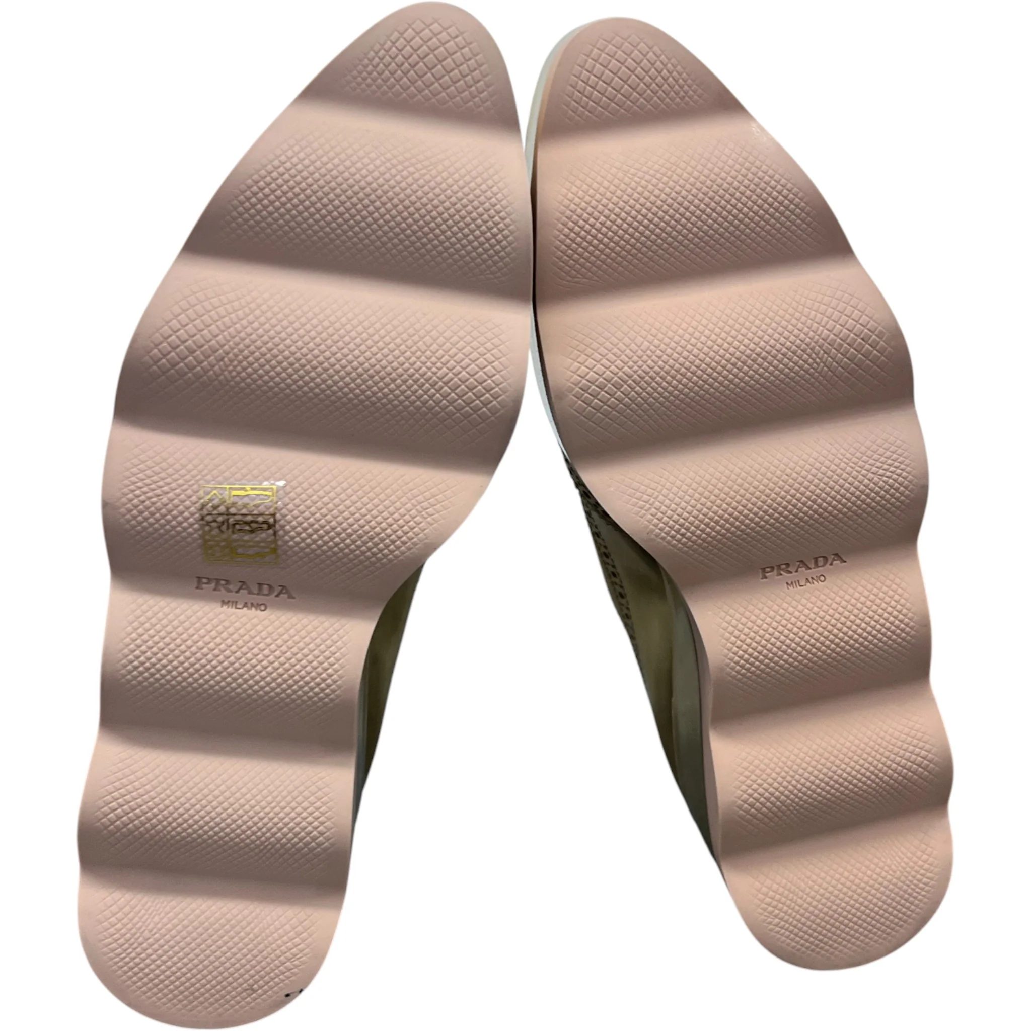 Women's Platform Oxford Loafers Gold Size EU 38.5 / UK 5.5 - Image 11