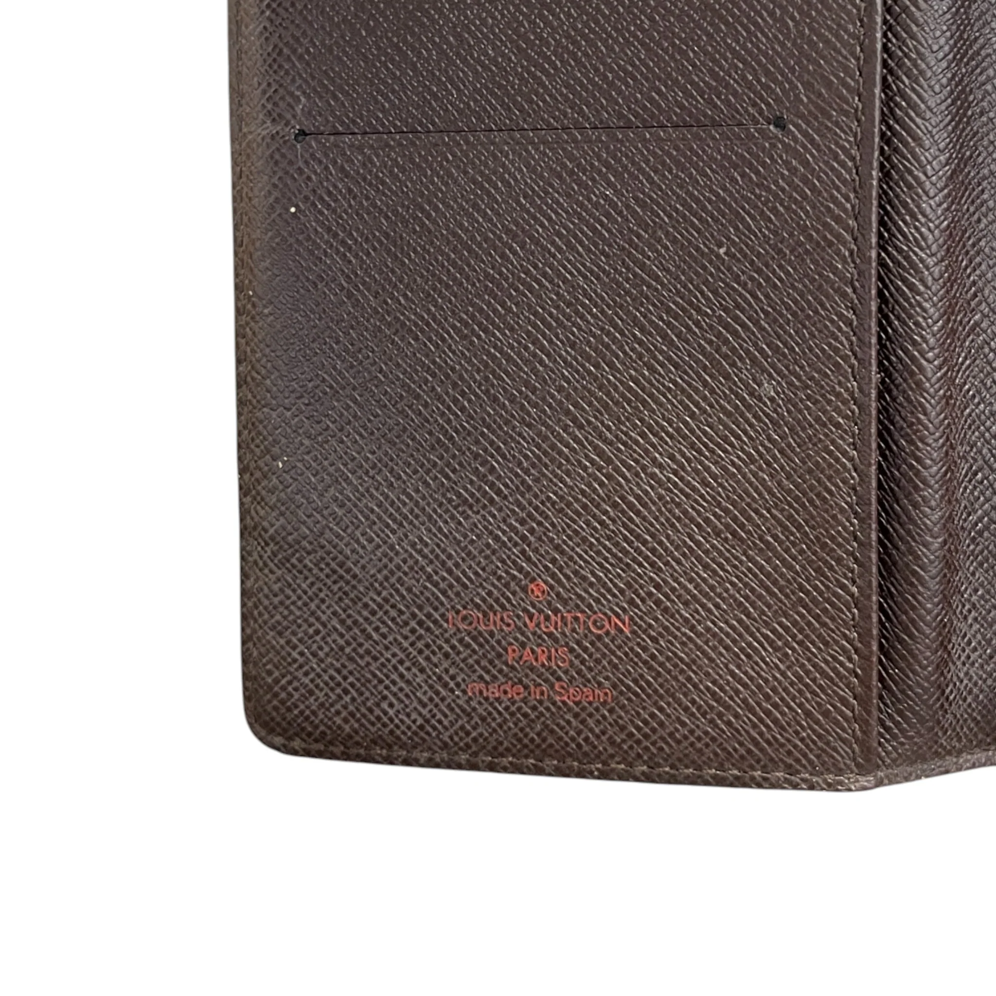 Women's Pocket Agenda Cover Wallet Brown - Image 8