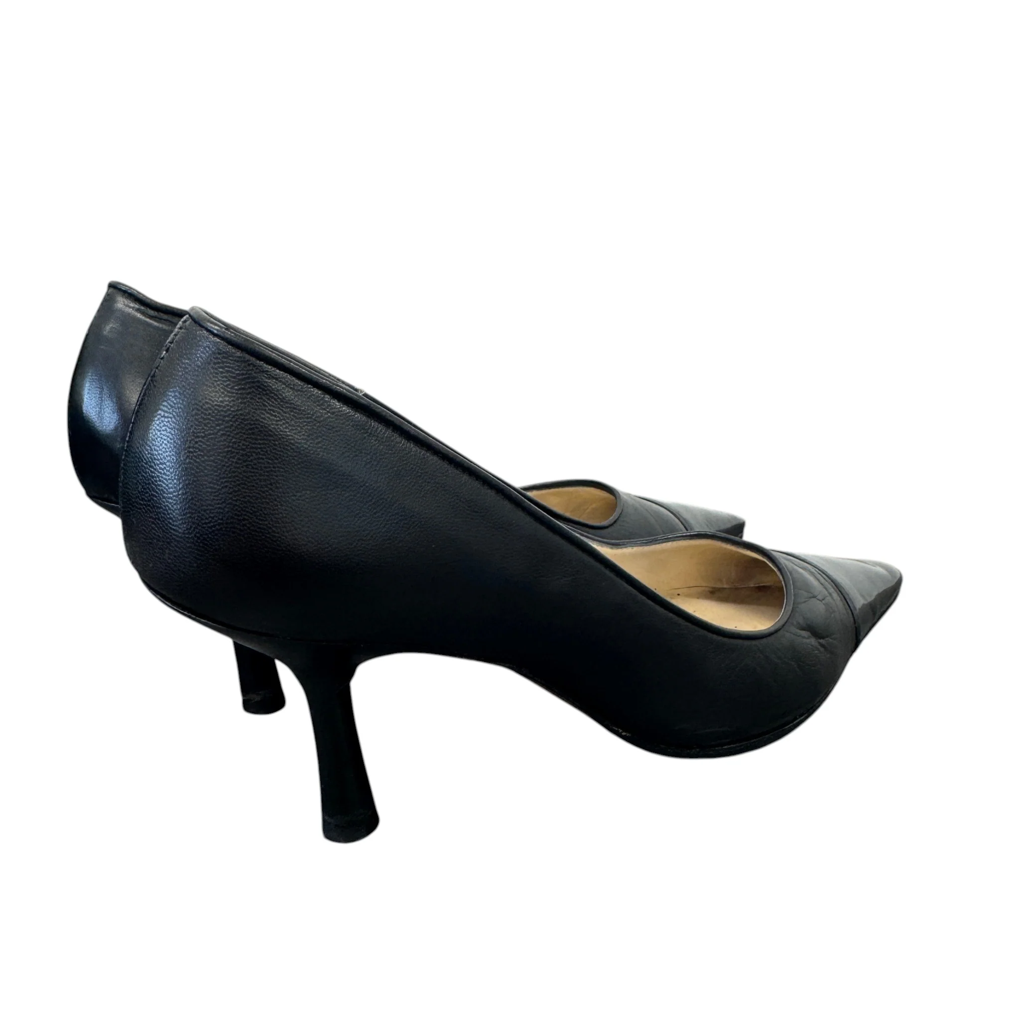 Women's Pointed Kitten Heels Black Size EU 37.5 / UK 4.5 - Image 9