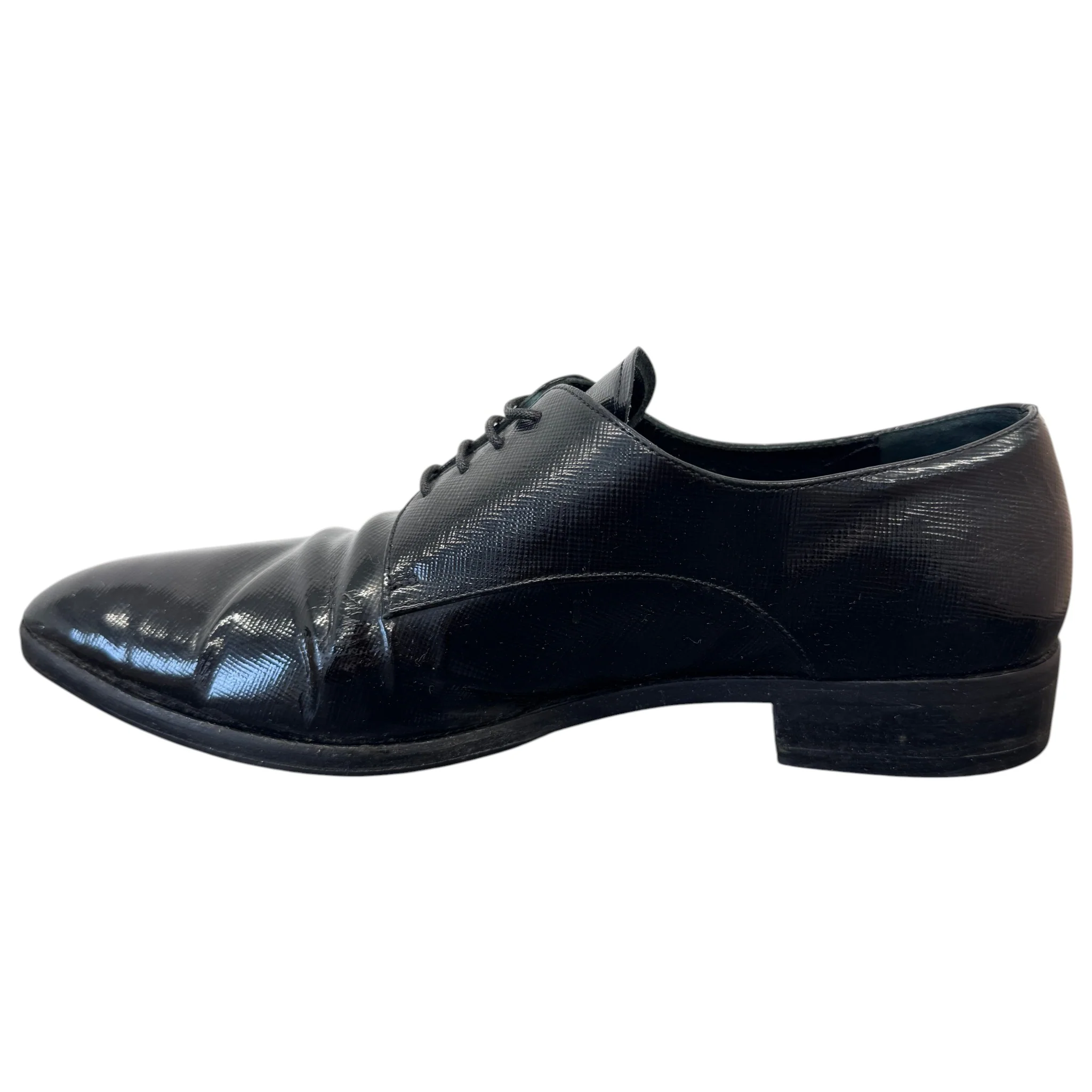 Women's Pointed Toe Loafers Black Size EU 37 / UK 4 - Image 2