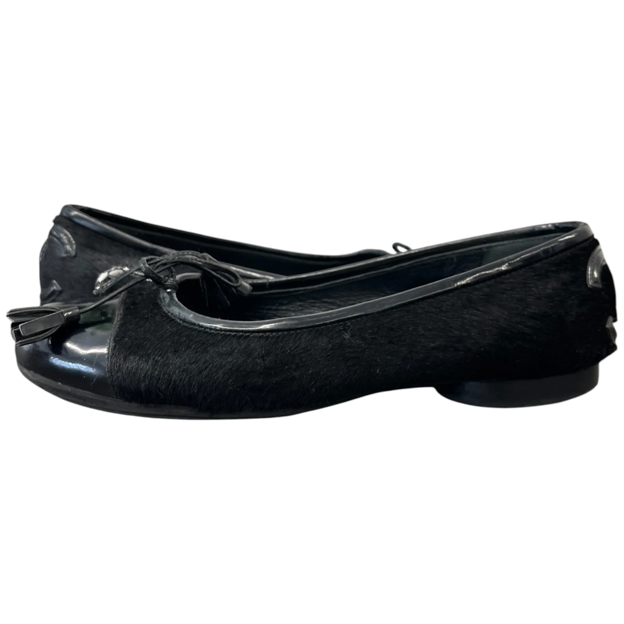 Women's Pony Hair Cc Logo Mules Black Size EU 34 / UK 1 - Image 3