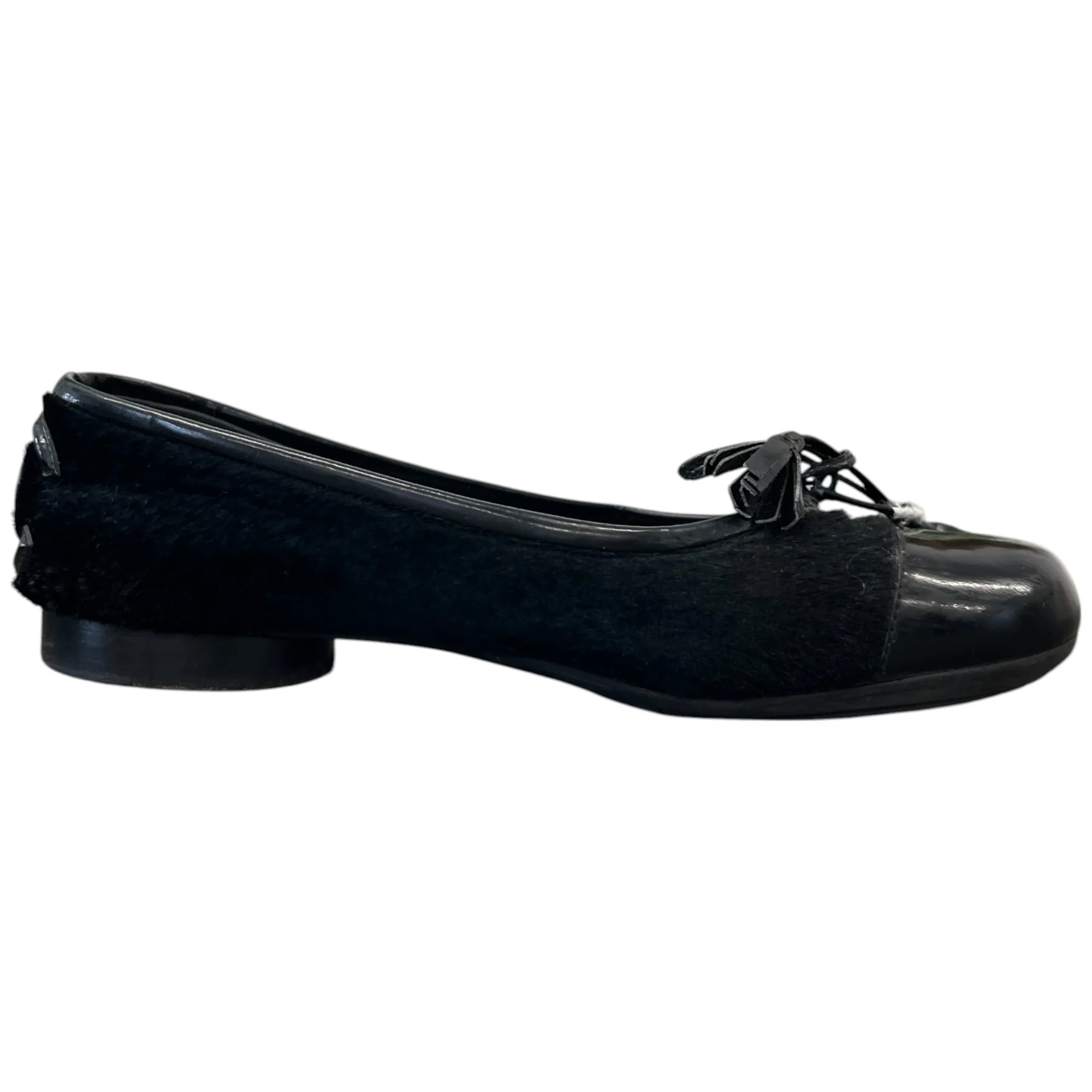 Women's Pony Hair Cc Logo Mules Black Size EU 34 / UK 1 - Image 5