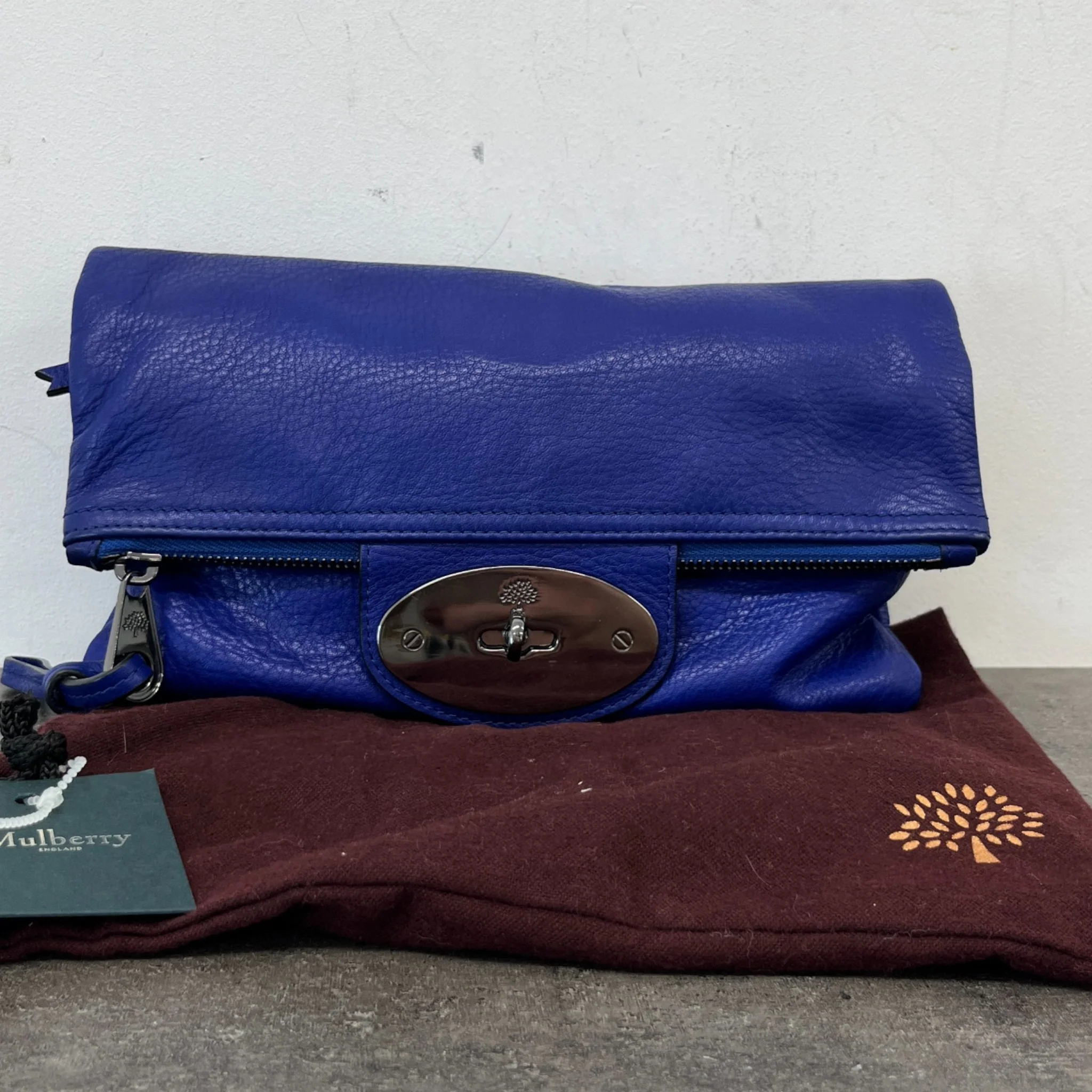 Women's Postman'S Lock Bag Blue - Image 8