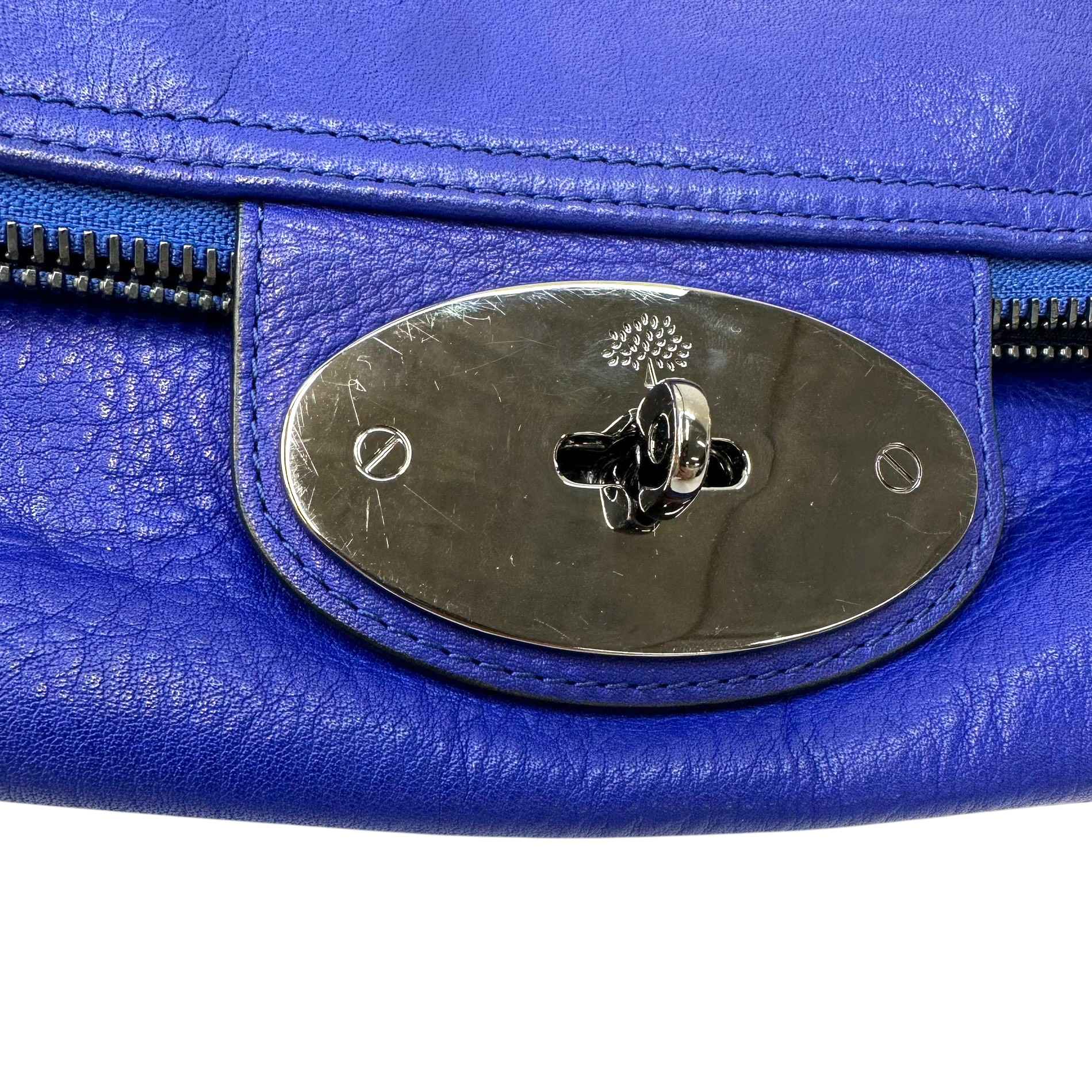 Women's Postman'S Lock Bag Blue - Image 9