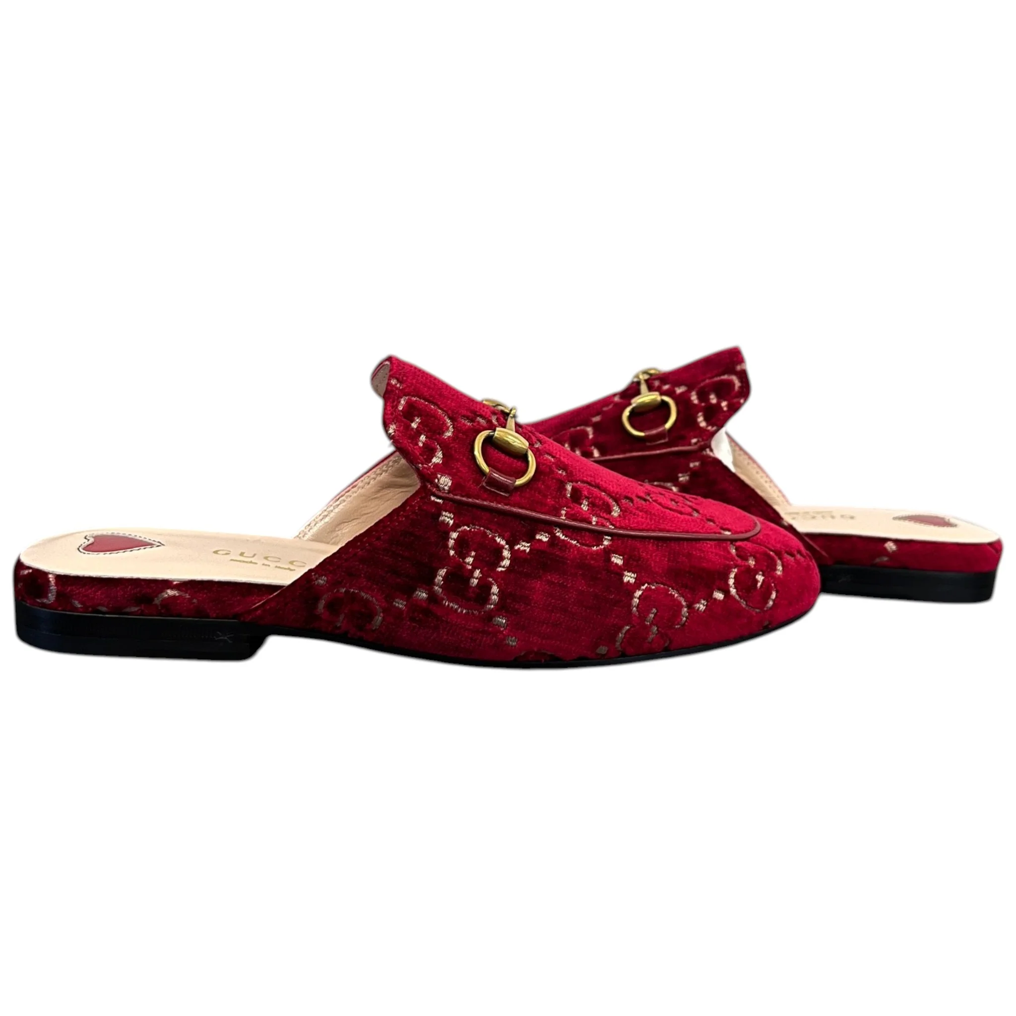 Women's Princetown Gg Loafers Red Size EU 35 / UK 2 - Image 3