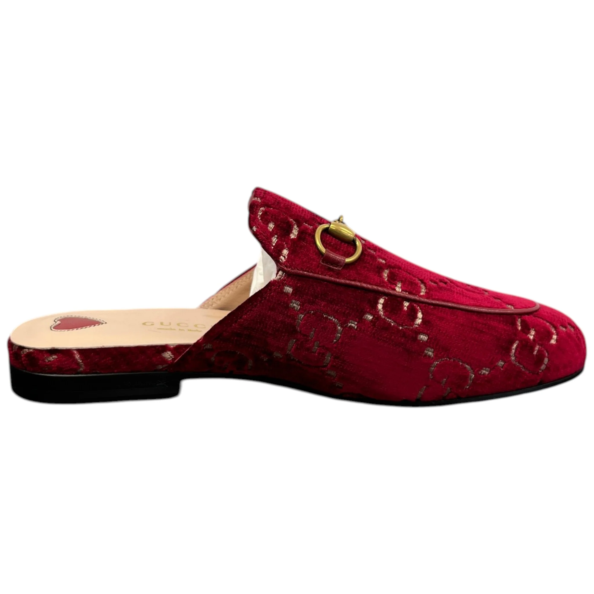 Women's Princetown Gg Loafers Red Size EU 35 / UK 2 - Image 4