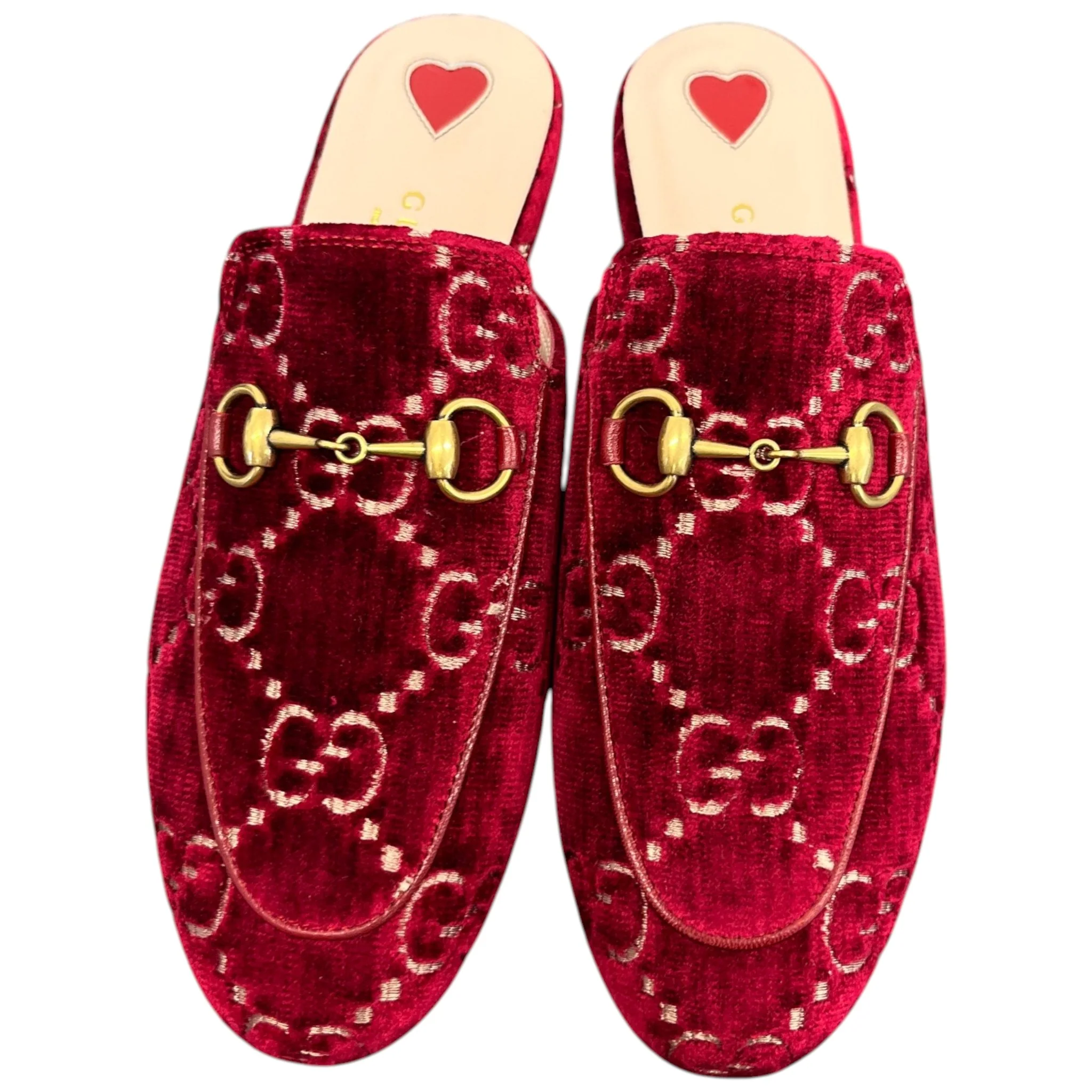 Women's Princetown Gg Loafers Red Size EU 35 / UK 2 - Image 6