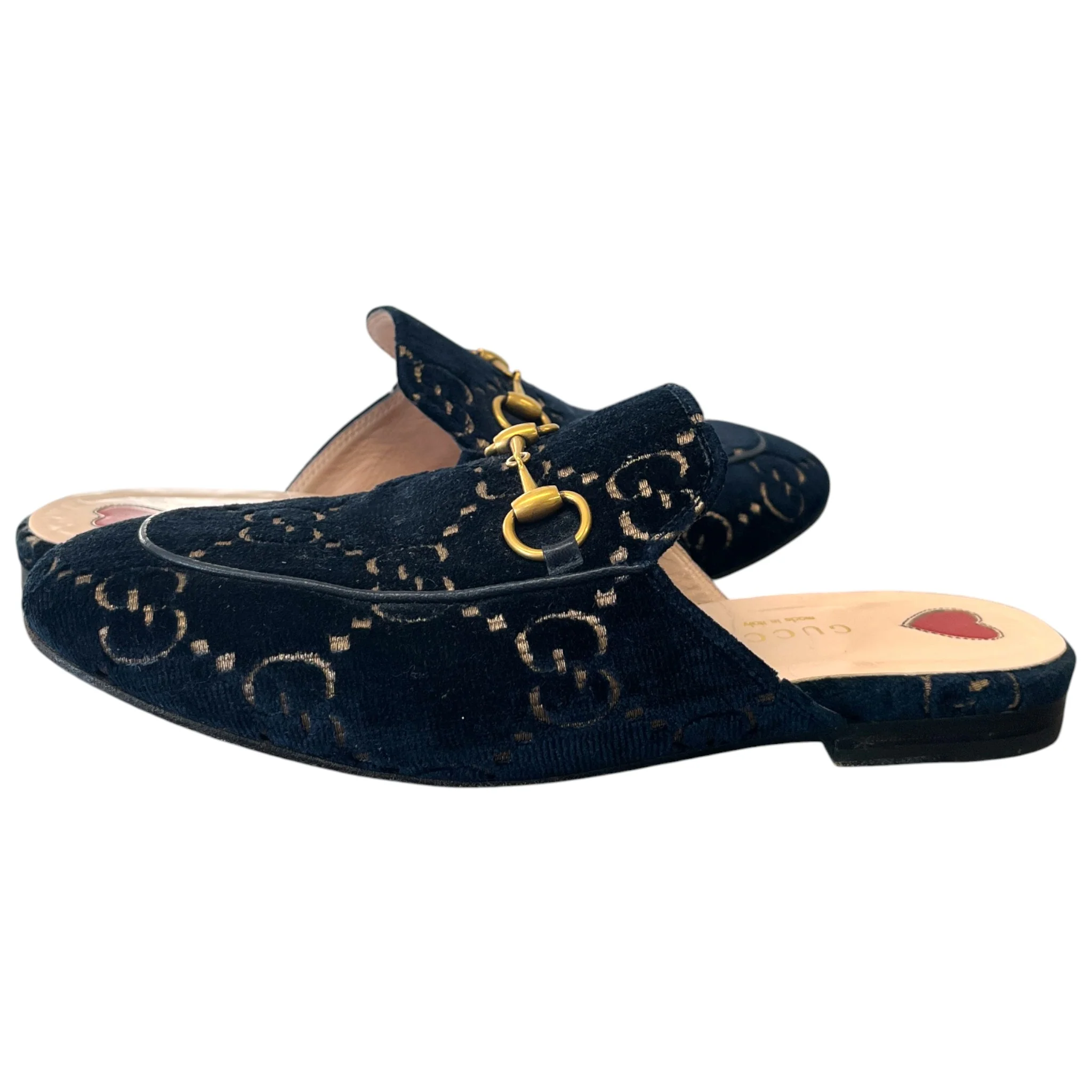 Women's Princetown Horsebit Mules Navy Size EU 36 / UK 3 - Image 3
