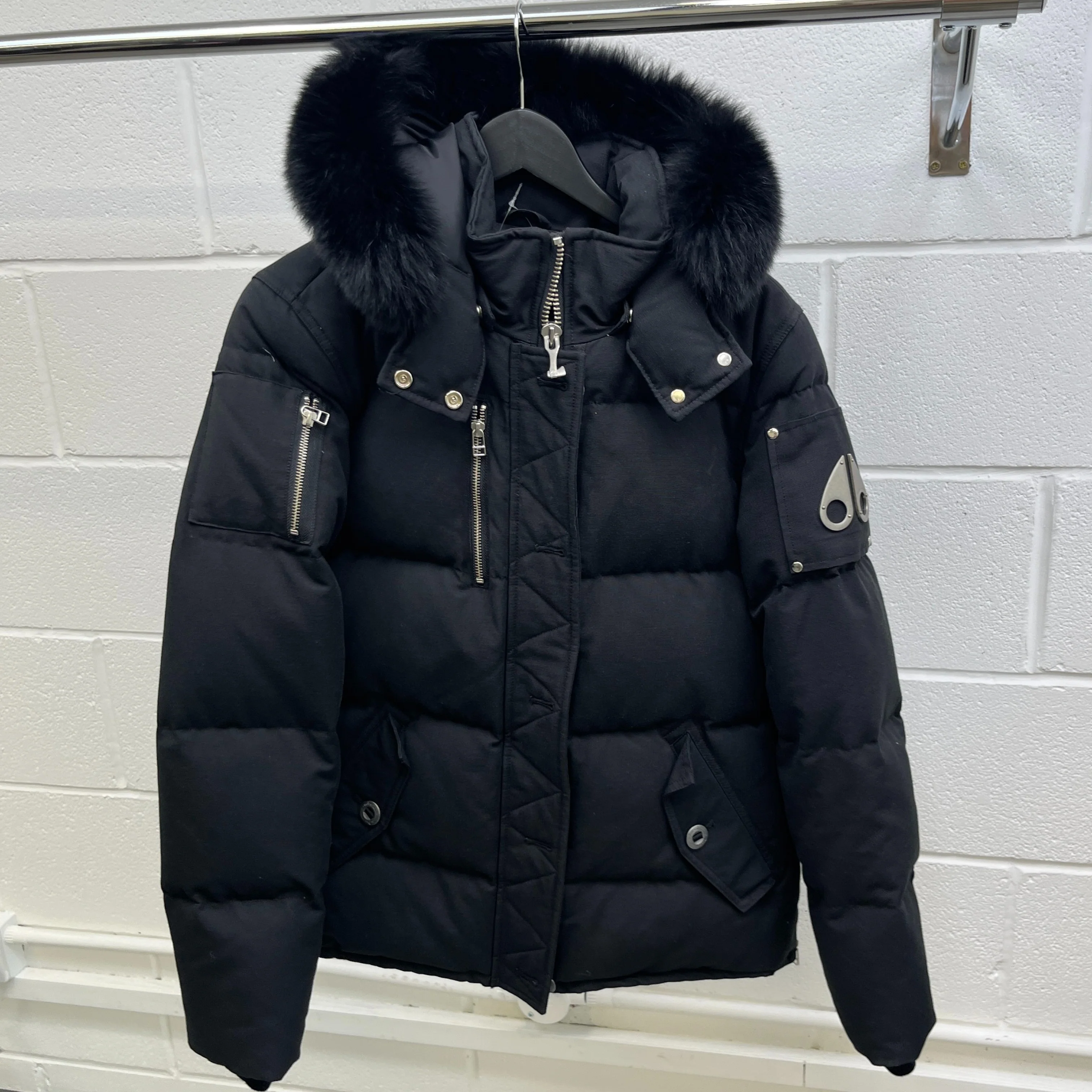 Women's Q3 Down Jacket Black Size XL - Image 10