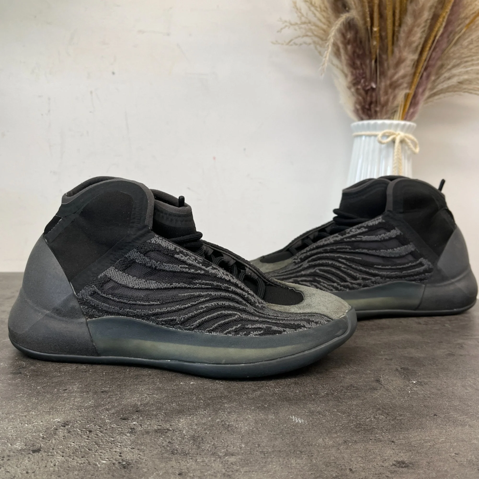 Women's Qntm High Trainers Black Size EU 37 / UK 4 - Image 11