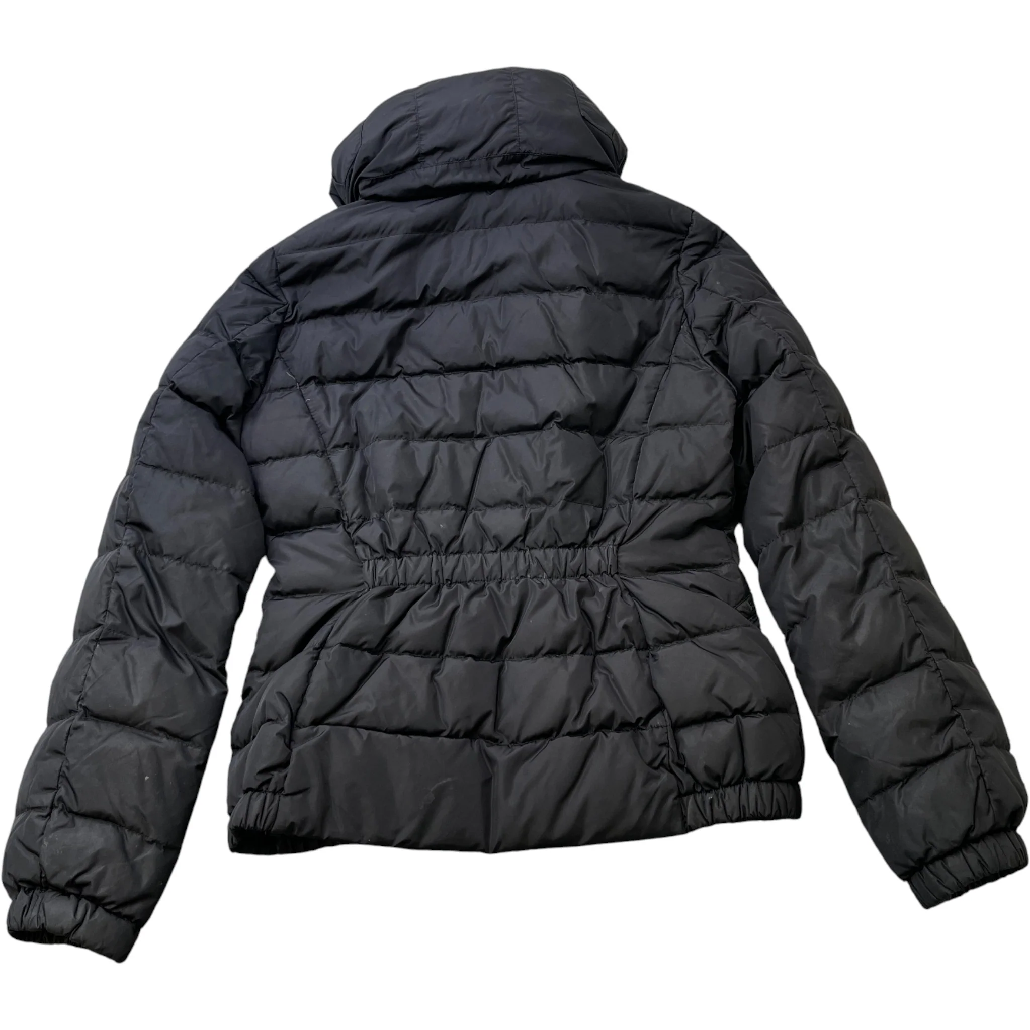 Women's Quilted Down Jacket Black Size XS - Image 2