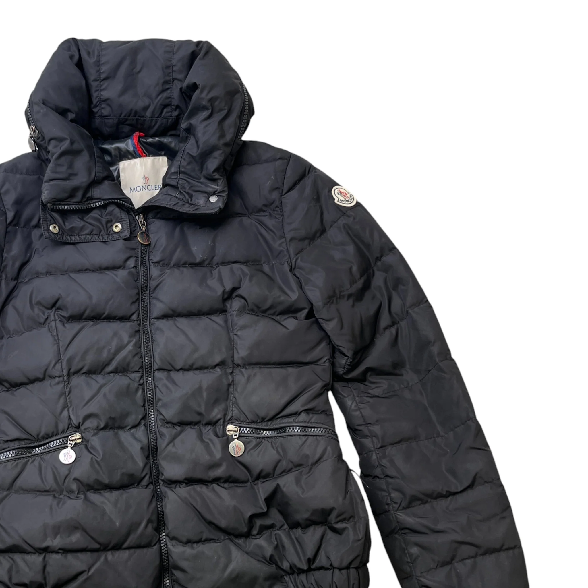 Women's Quilted Down Jacket Black Size XS - Image 3
