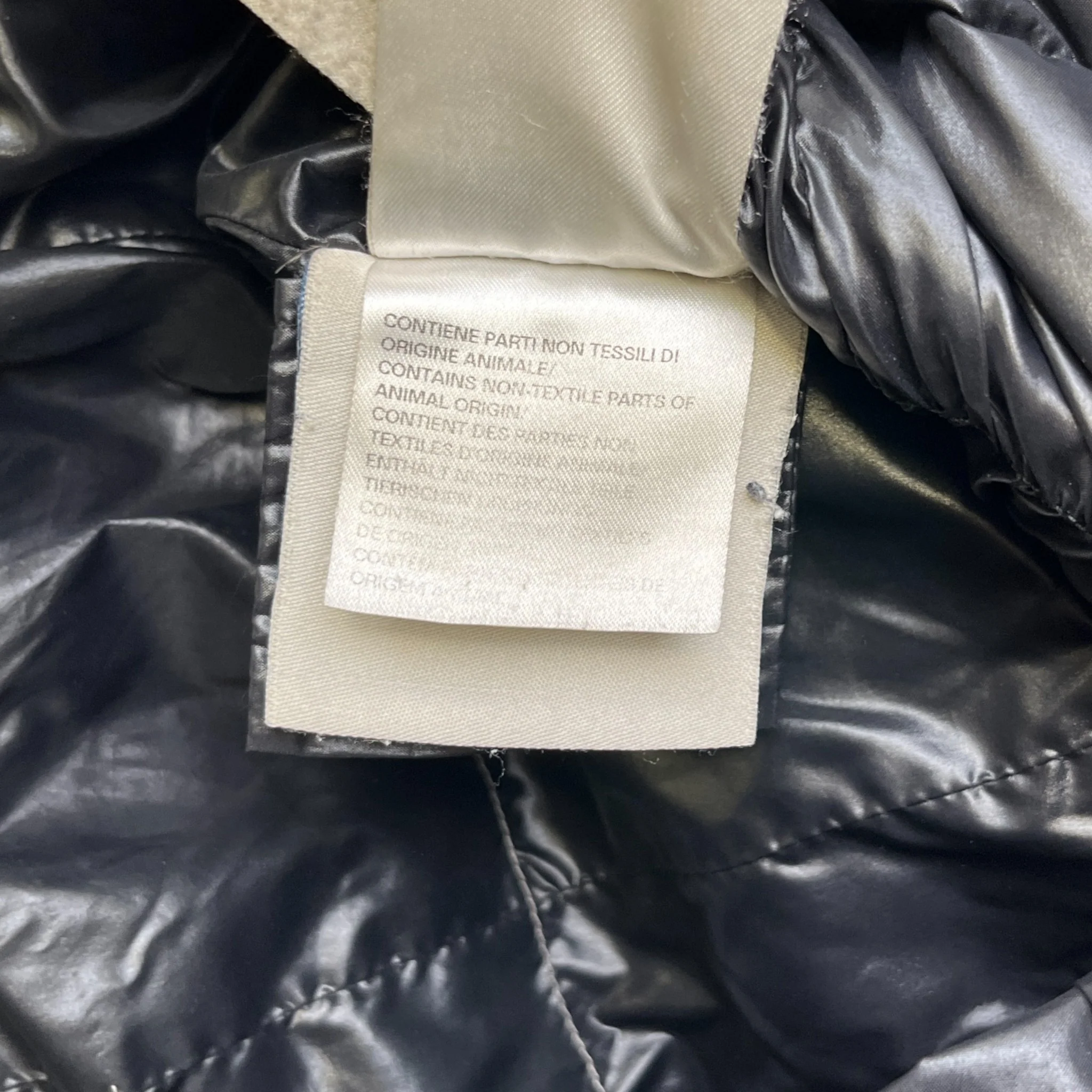 Women's Quilted Down Jacket Black Size XS - Image 8