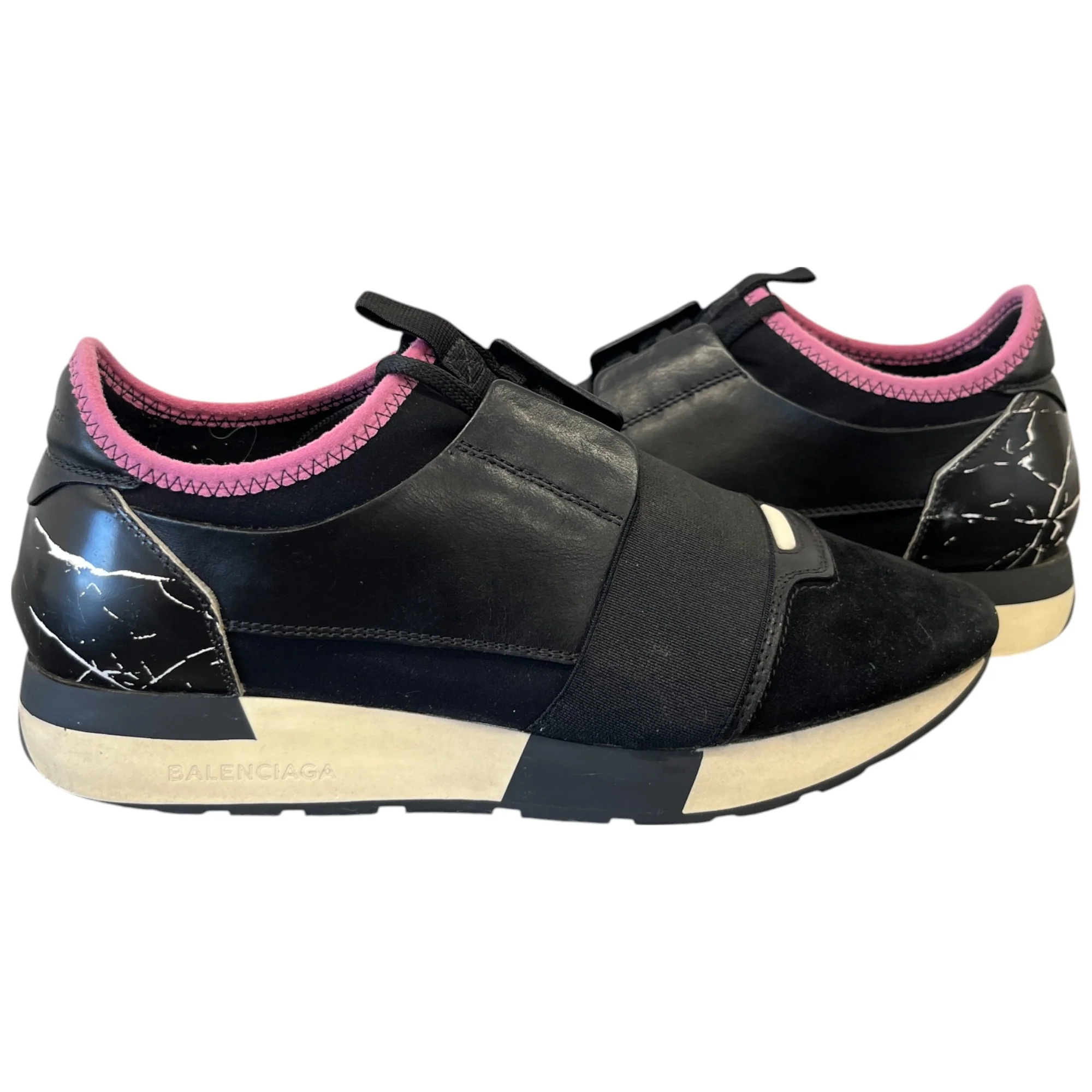 Women's Race Runner Low Trainers Black Size EU 38 / UK 5 - Image 3