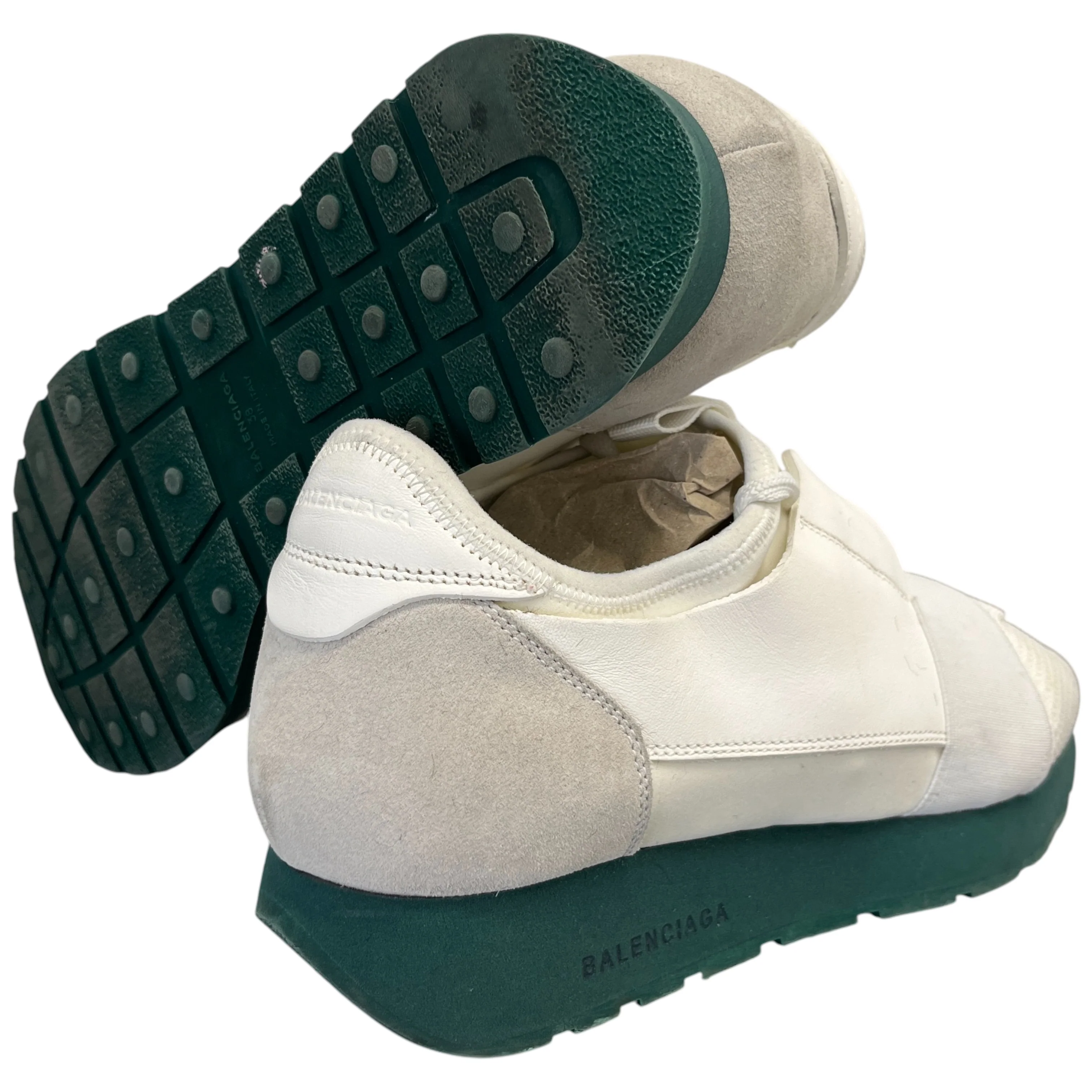 Women's Race Runner Low Trainers White Size EU 38 / UK 5 - Image 10