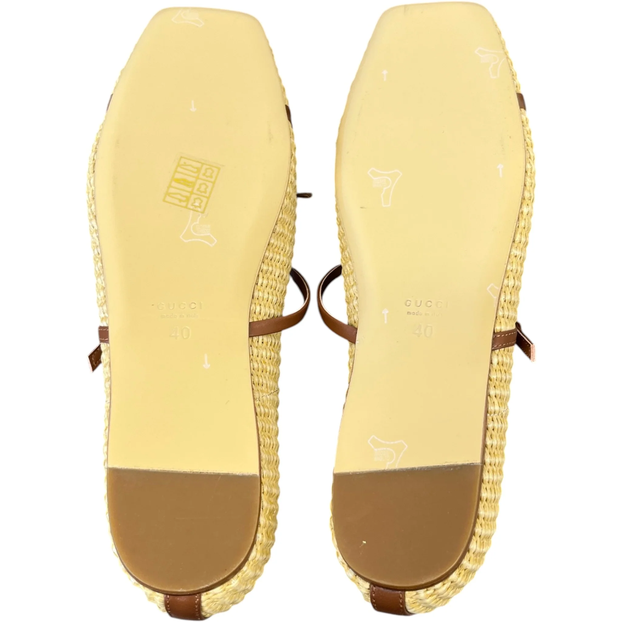 Women's Raffia Horsebit Mules Beige Size EU 40 / UK 7 - Image 11