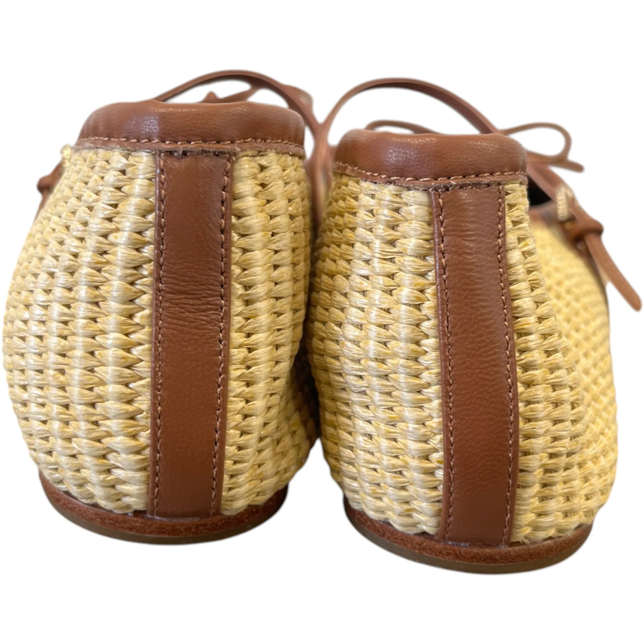 Women's Raffia Horsebit Mules Beige Size EU 40 / UK 7 - Image 7