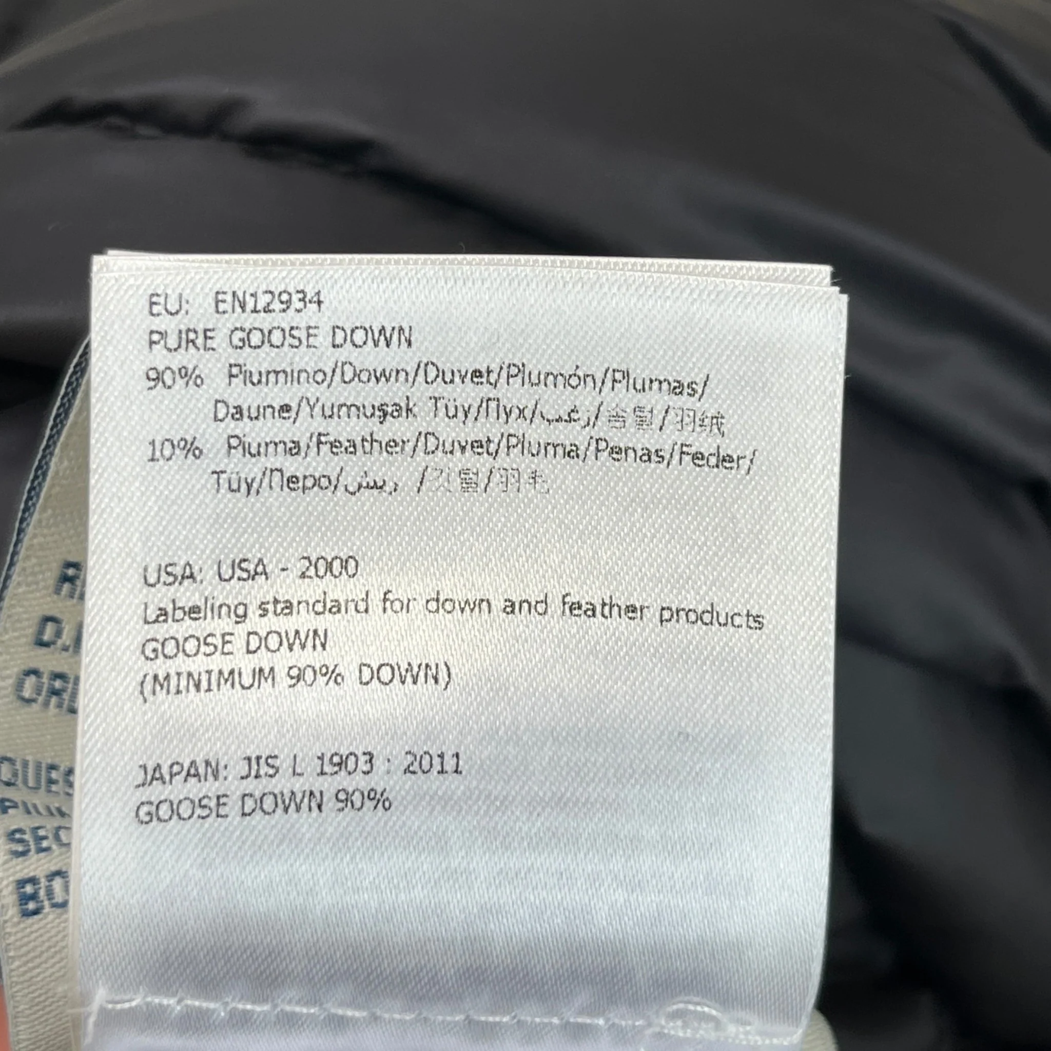 Women's Raie Down Jacket Black Size 0 / UK 8 - Image 12