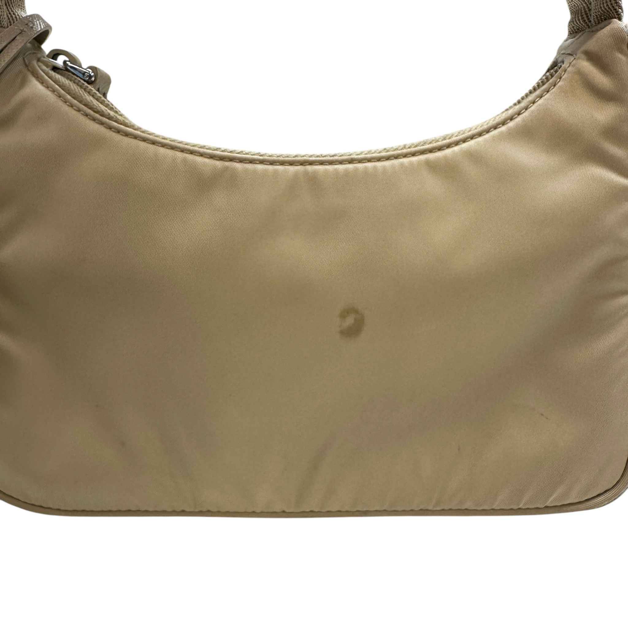 Women's Re-Edition 2000 Re-Nylon Bag Beige - Image 15