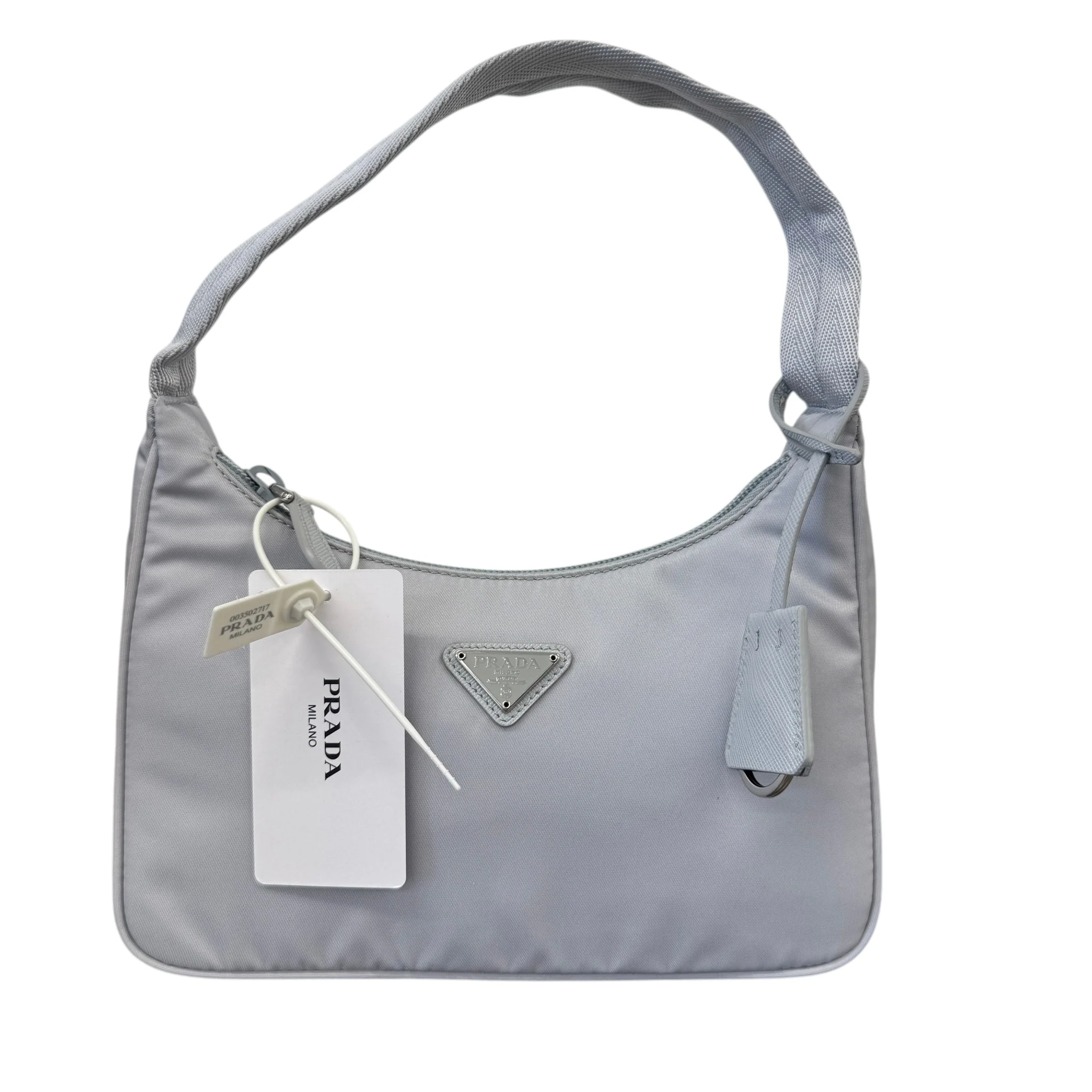 Women's Re-Edition 2000 Tessuto Mini Hobo Bag Grey