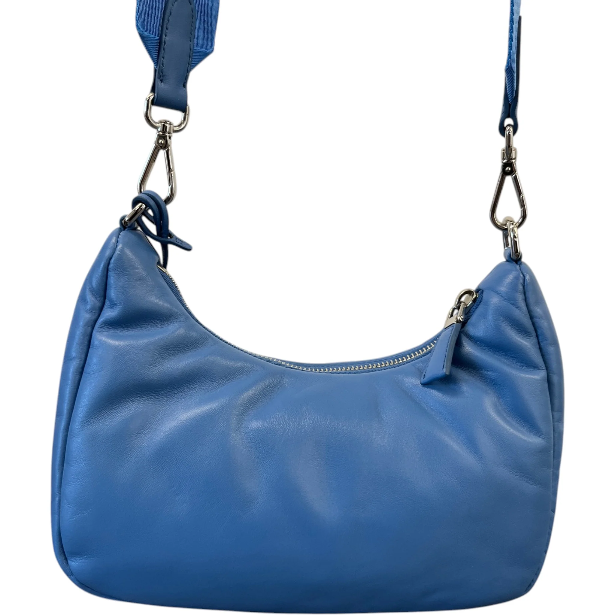 Women's Re-Edition 2005 Padded Nappa Bag Blue - Image 3