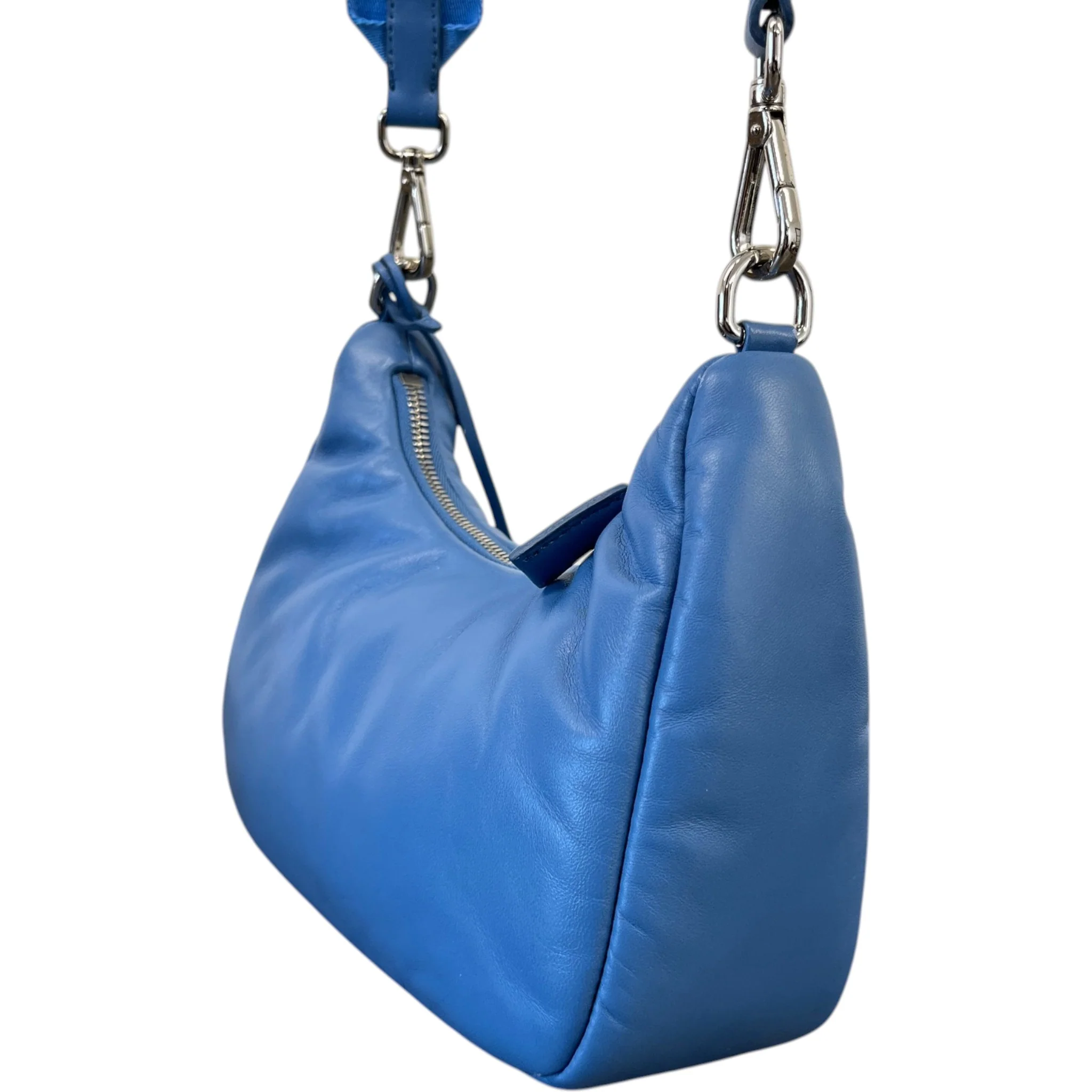 Women's Re-Edition 2005 Padded Nappa Bag Blue - Image 8
