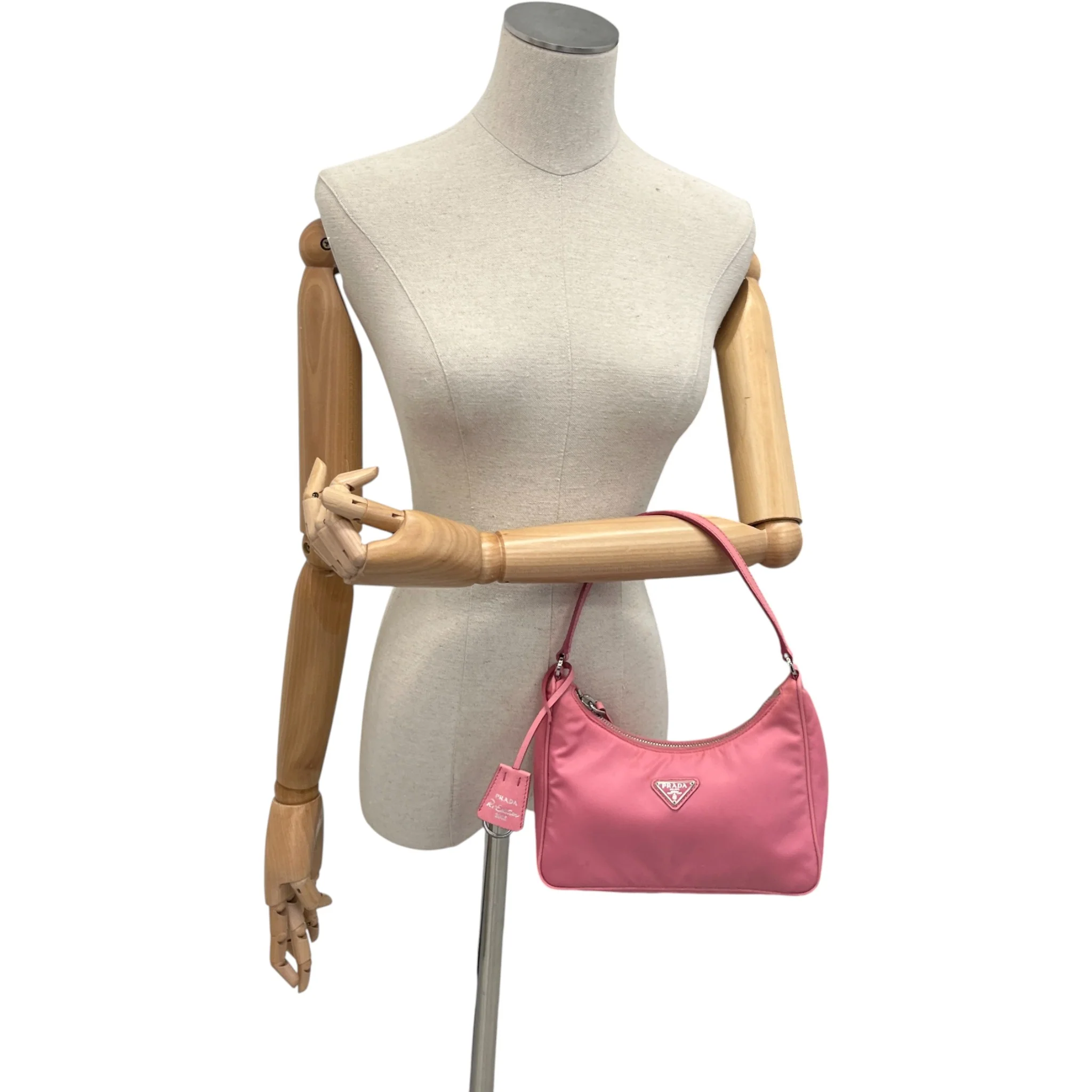 Women's Re-Edition 2005 Re-Nylon Bag Pink - Image 2