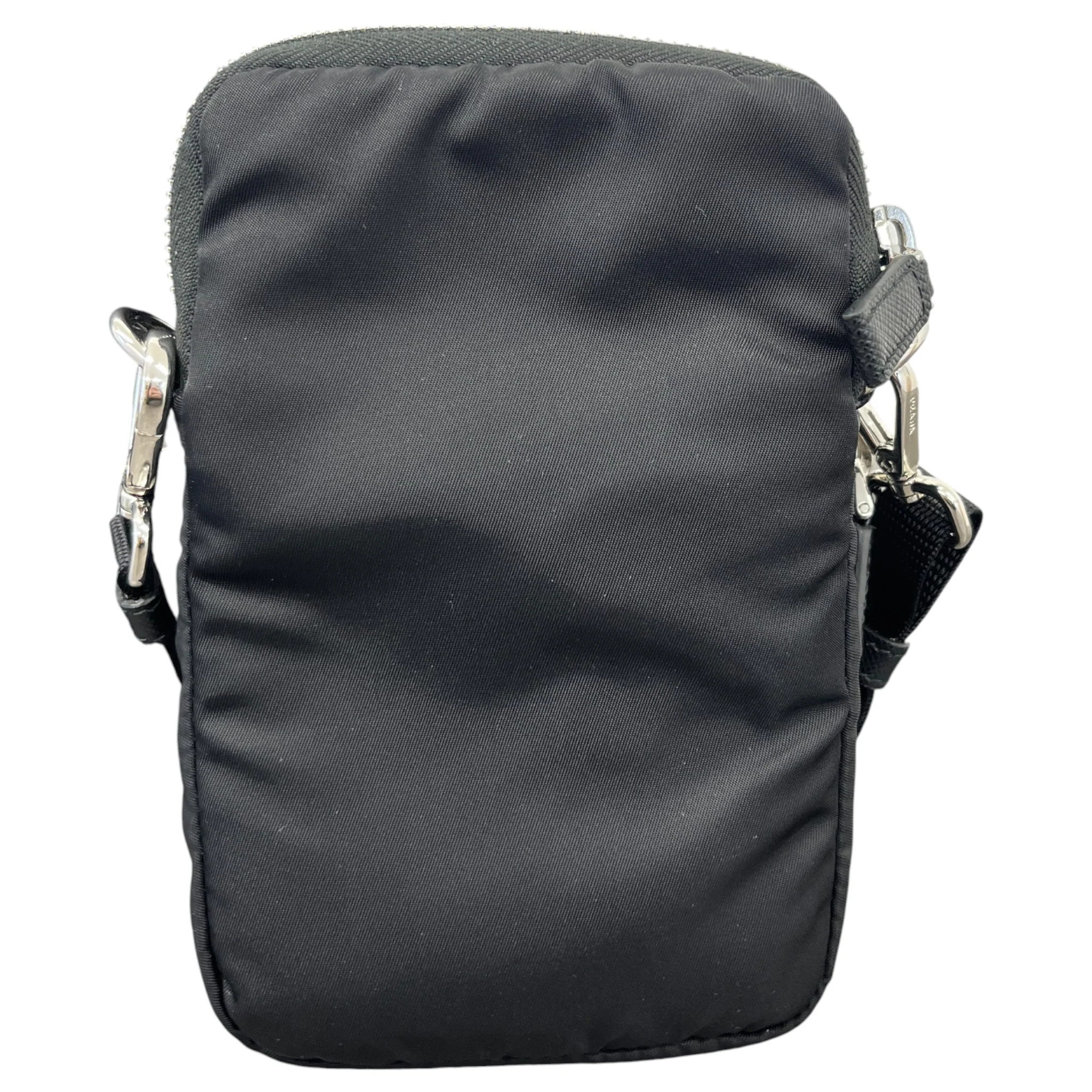 Women's Re-Nylon Smartphone Case Bag Black - Image 3