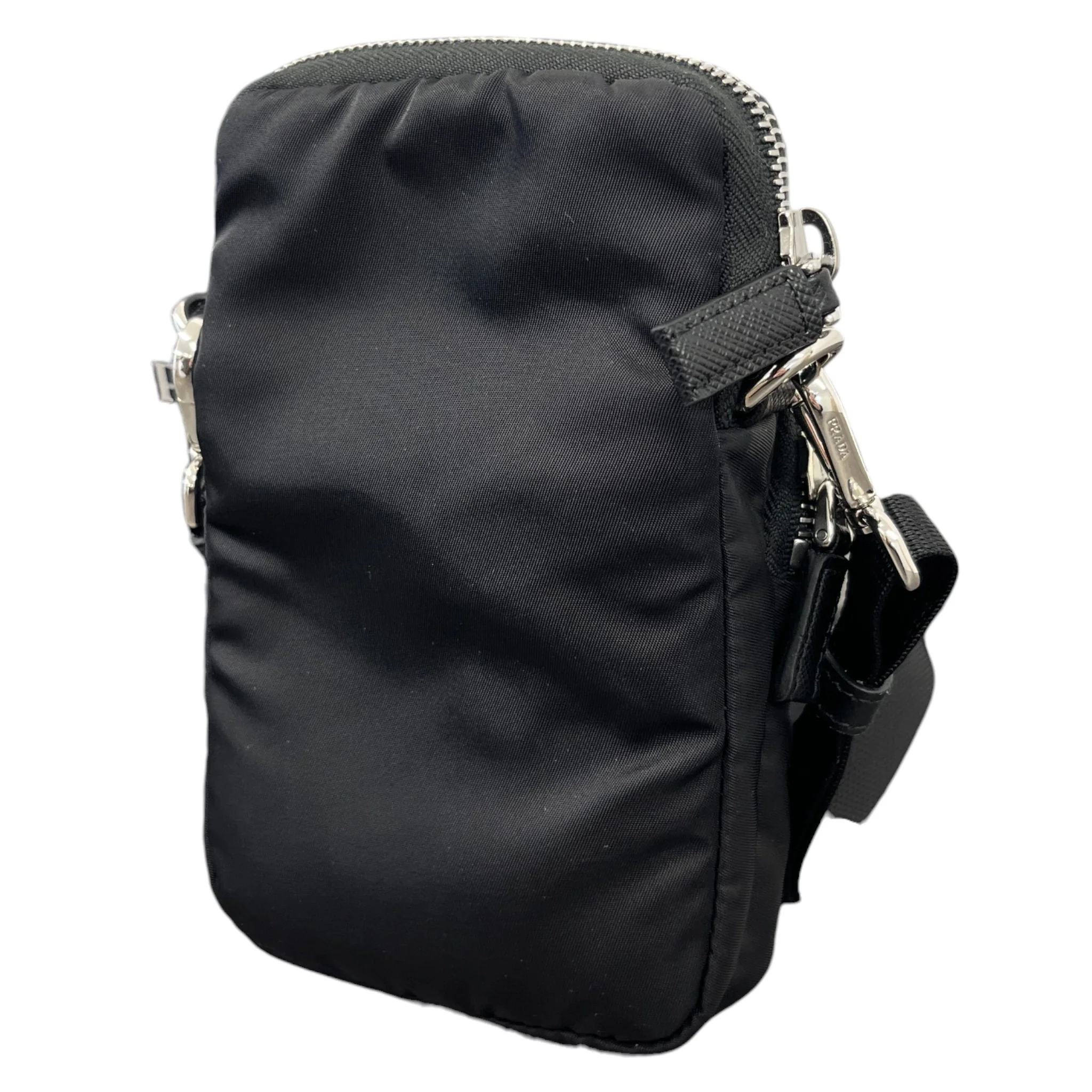 Women's Re-Nylon Smartphone Case Bag Black - Image 7