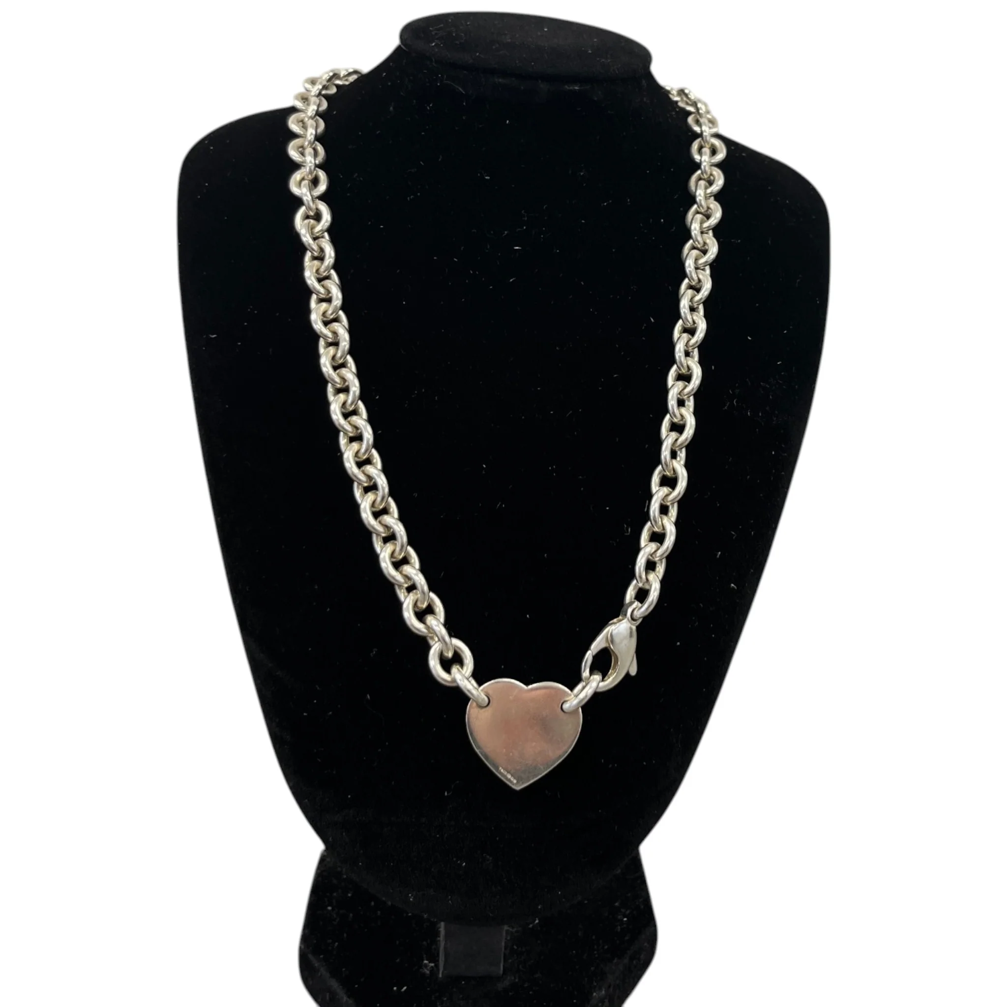 Women's Return To Tiffany Heart Necklace Silver - Image 6