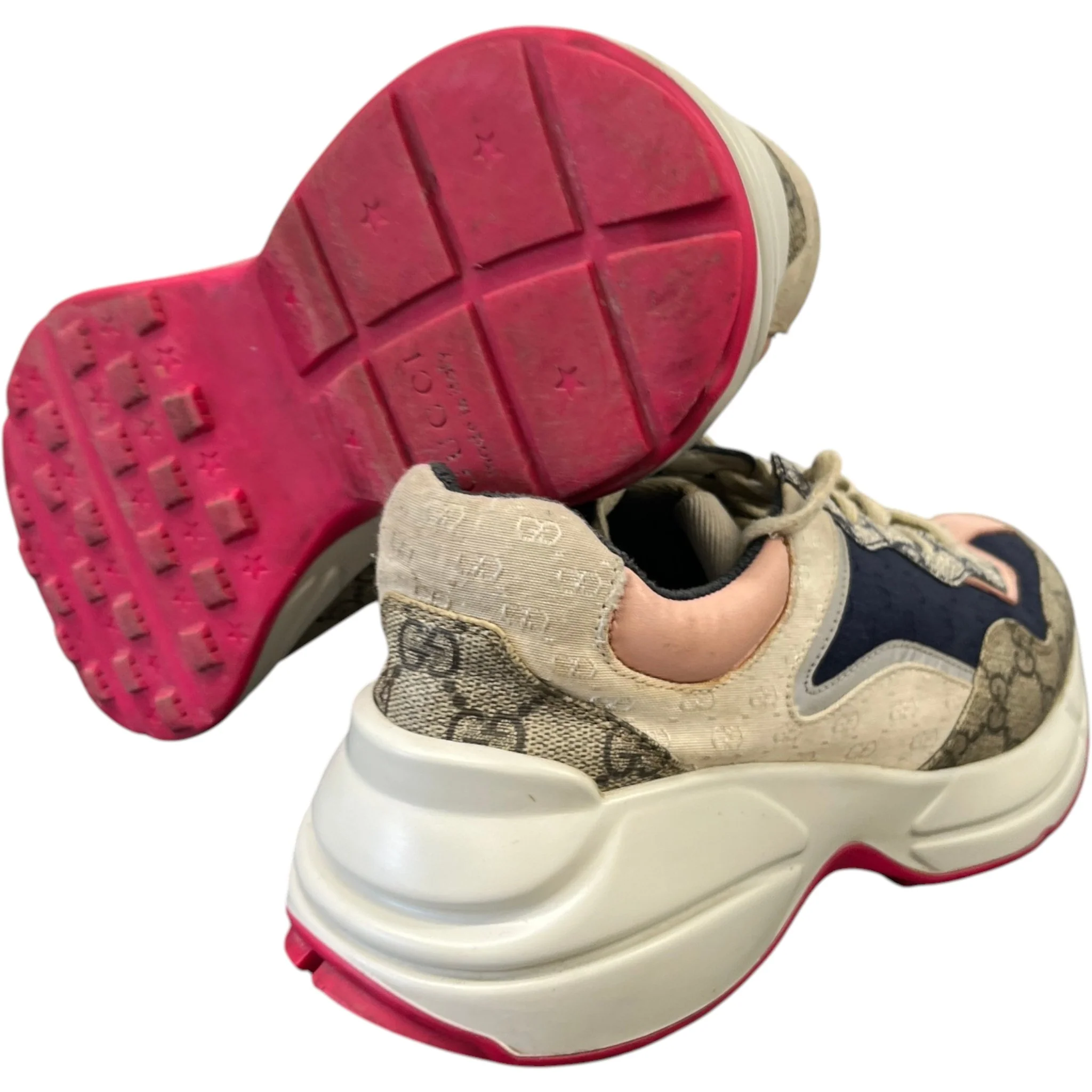 Women's Rhyton Low Trainers Beige Size EU 38 / UK 5 - Image 10