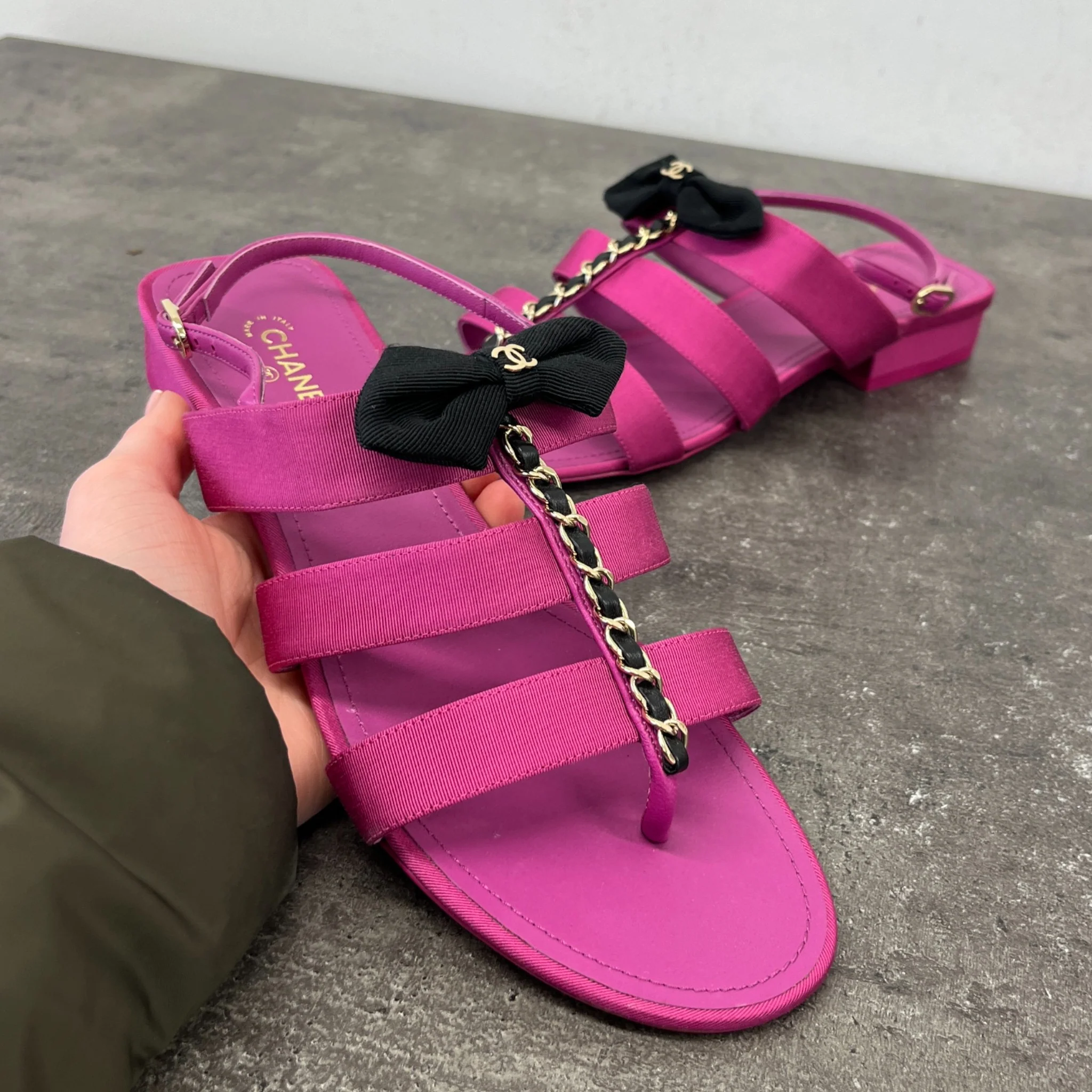Women's Ribbon Sandals Purple Size EU 40 / UK 7 - Image 12