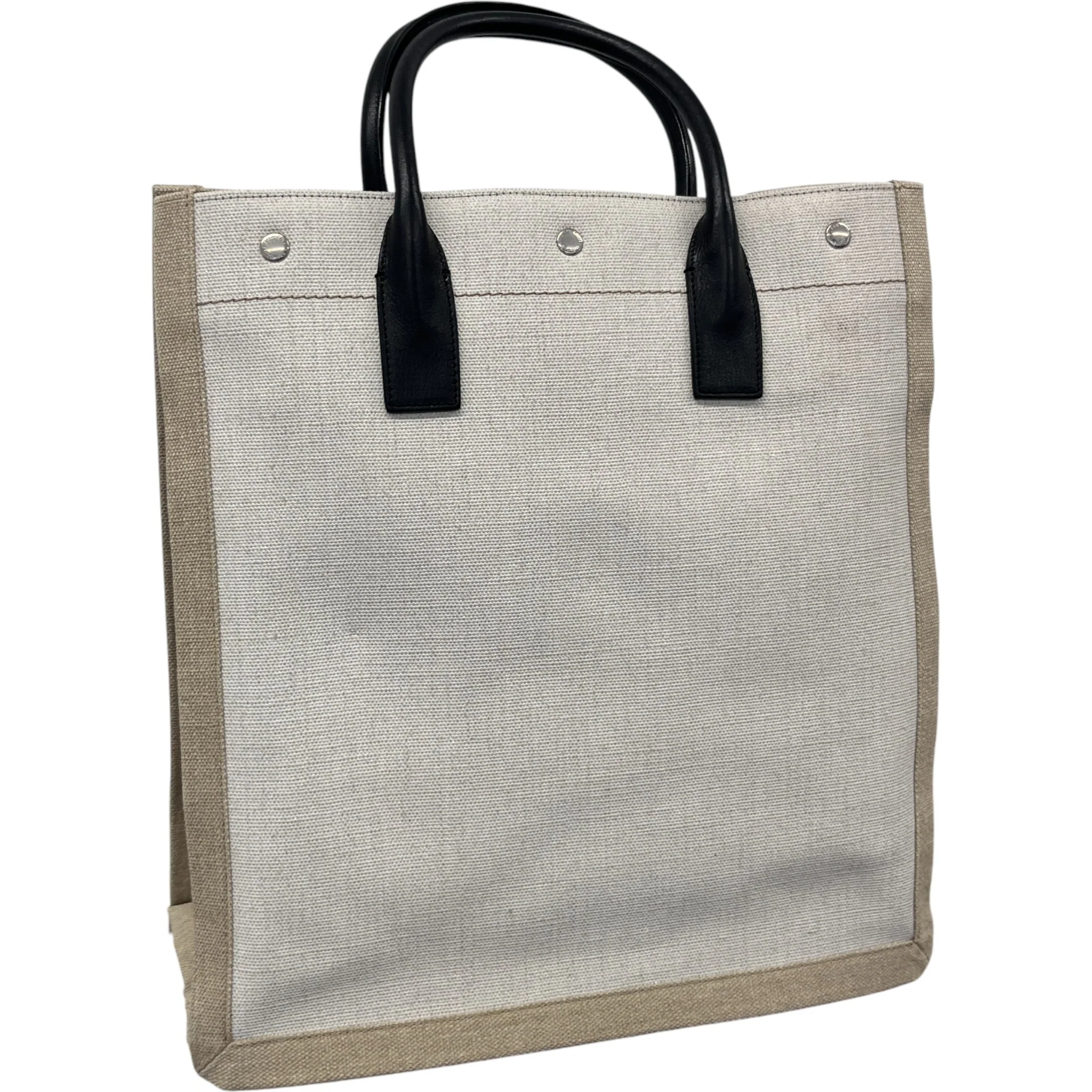 Women's Rive Gauche Tote Bag Beige - Image 8
