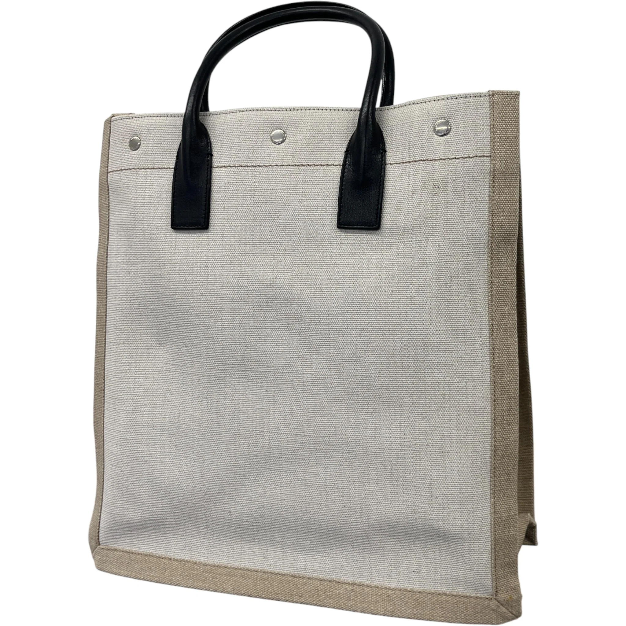 Women's Rive Gauche Tote Bag Beige - Image 9