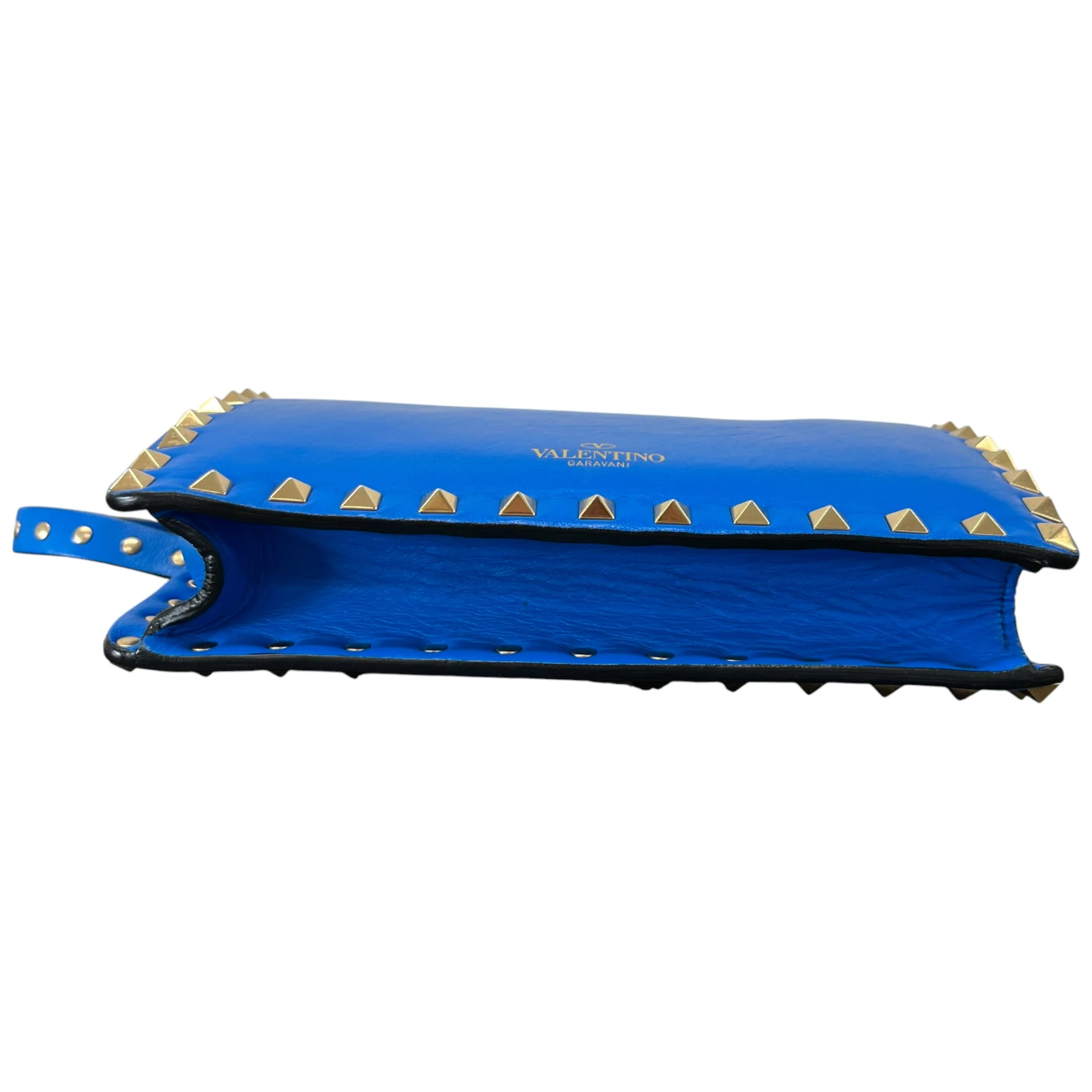 Women's Rockstud Flap Bag Blue - Image 10
