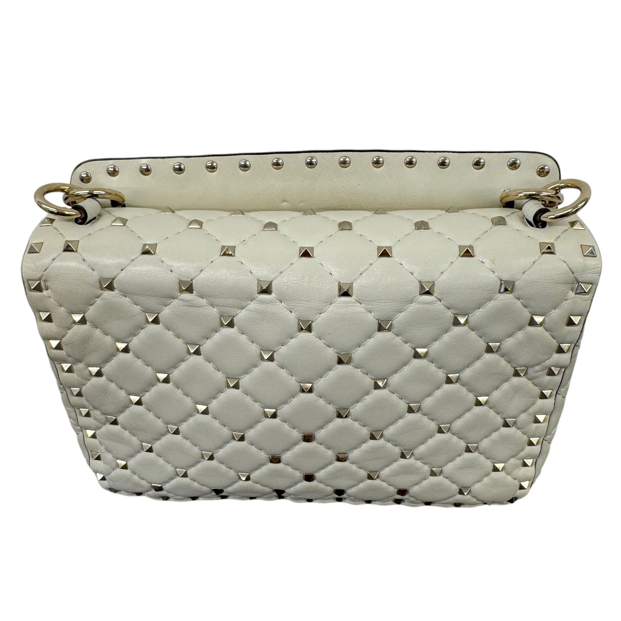 Women's Rockstud Handbag White - Image 3